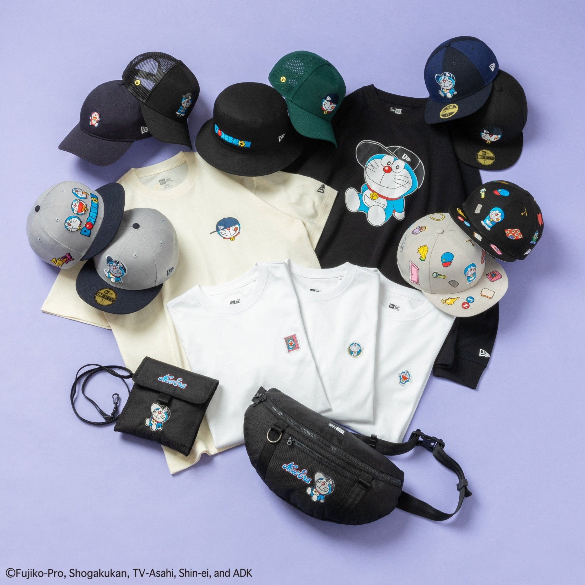 NEWERA　ドラえもん　サコッシュ NEW ERA（ニューエラ） 新品 正規品 ドラえもん コラボ ネックポーチ