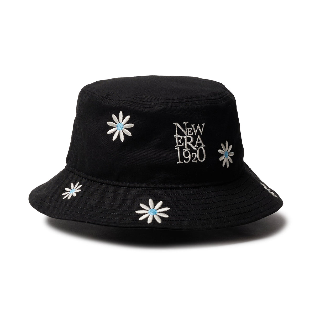 ゾゾゾ NEW ERA バケット01 collaboration MODEL バケット01 Flower Embroidery NEW ERA 1920 ブラック | ニューエラ