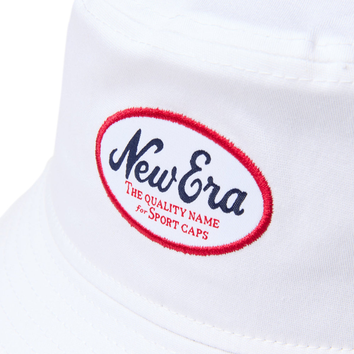 バケット01 Stretch Cotton Washable オーバルロゴ ホワイト