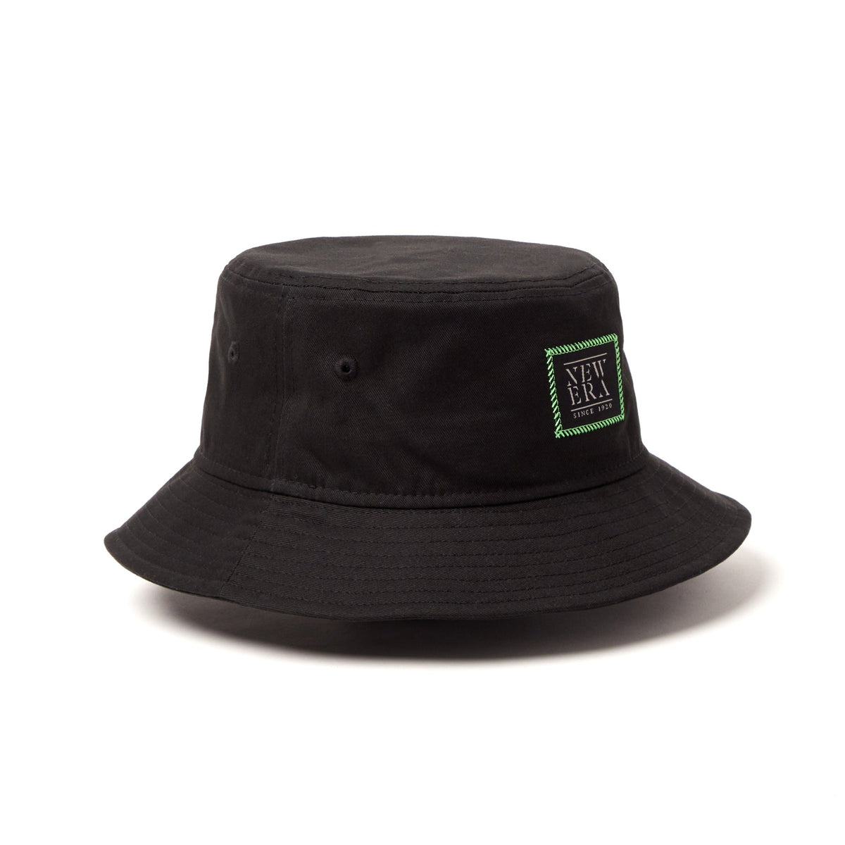 NEW ERA バケットハット ブラック MEDIUM/LARGE 別注】＜NEW ERA＞バケットハット renewalモデル（ブラック