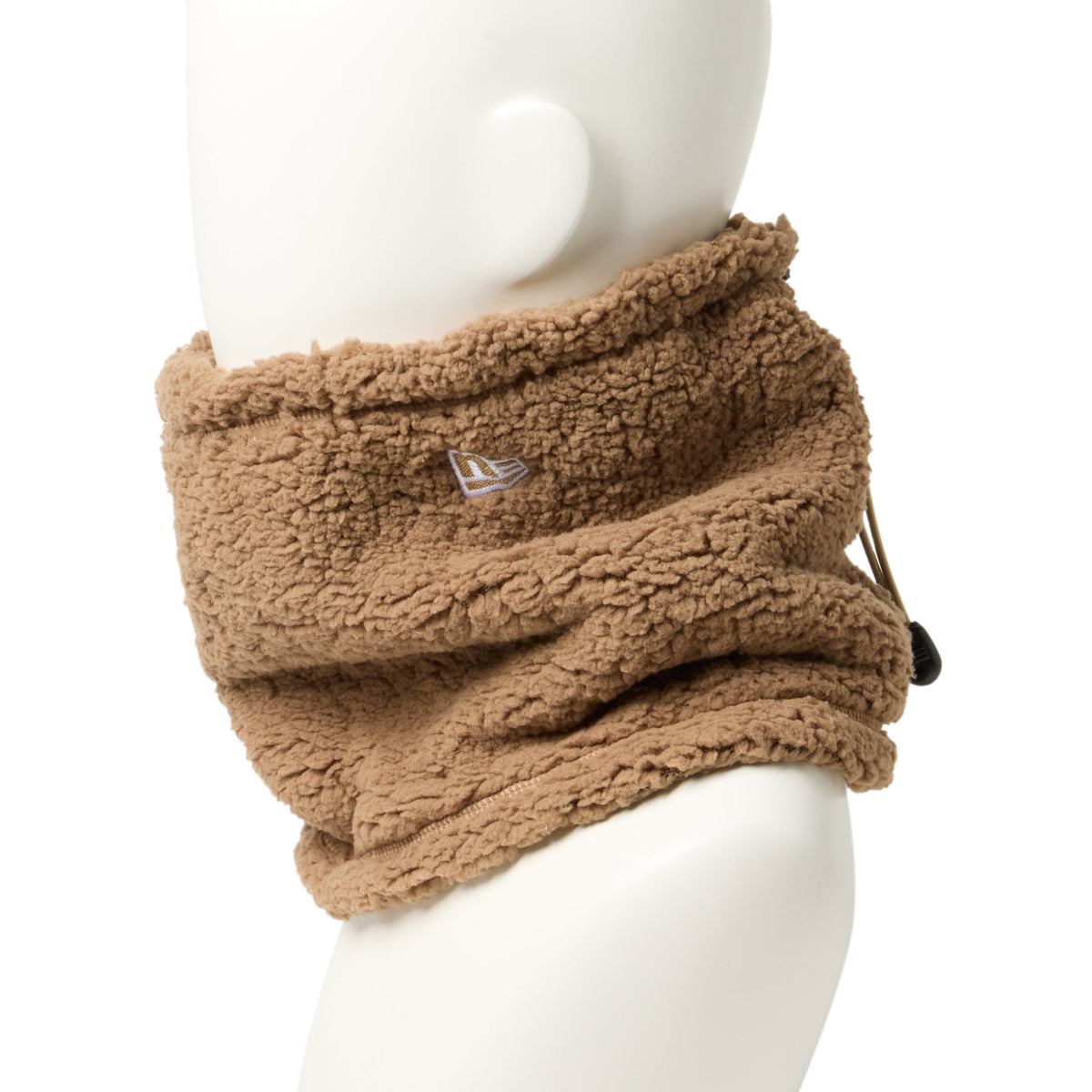 MELROSE ネックウォーマー ベージュ A0103PMF530 ボア チューブネックウォーマー ベージュ | ニューエラ