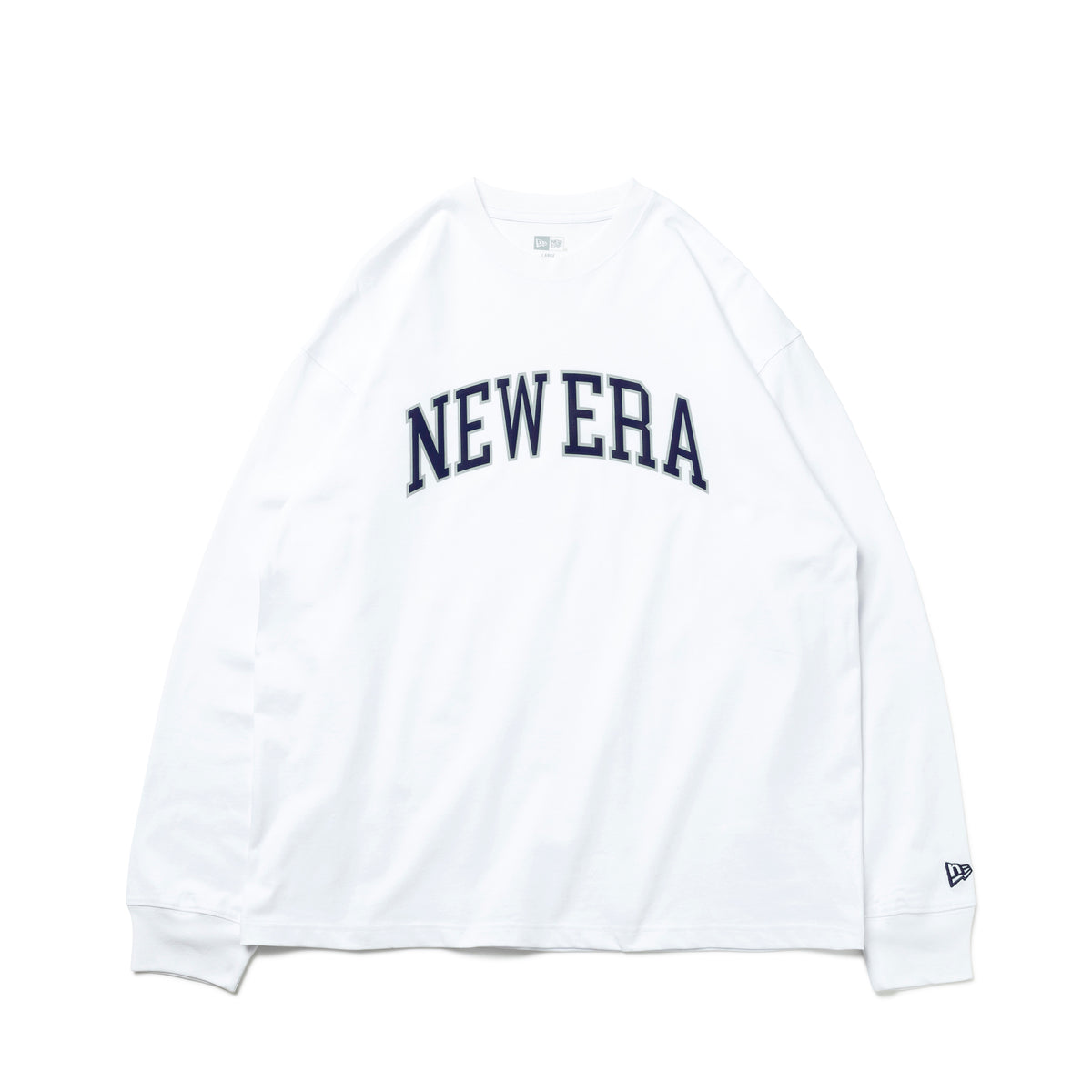 長袖 オーバーサイズド コットン Tシャツ Classic Collage