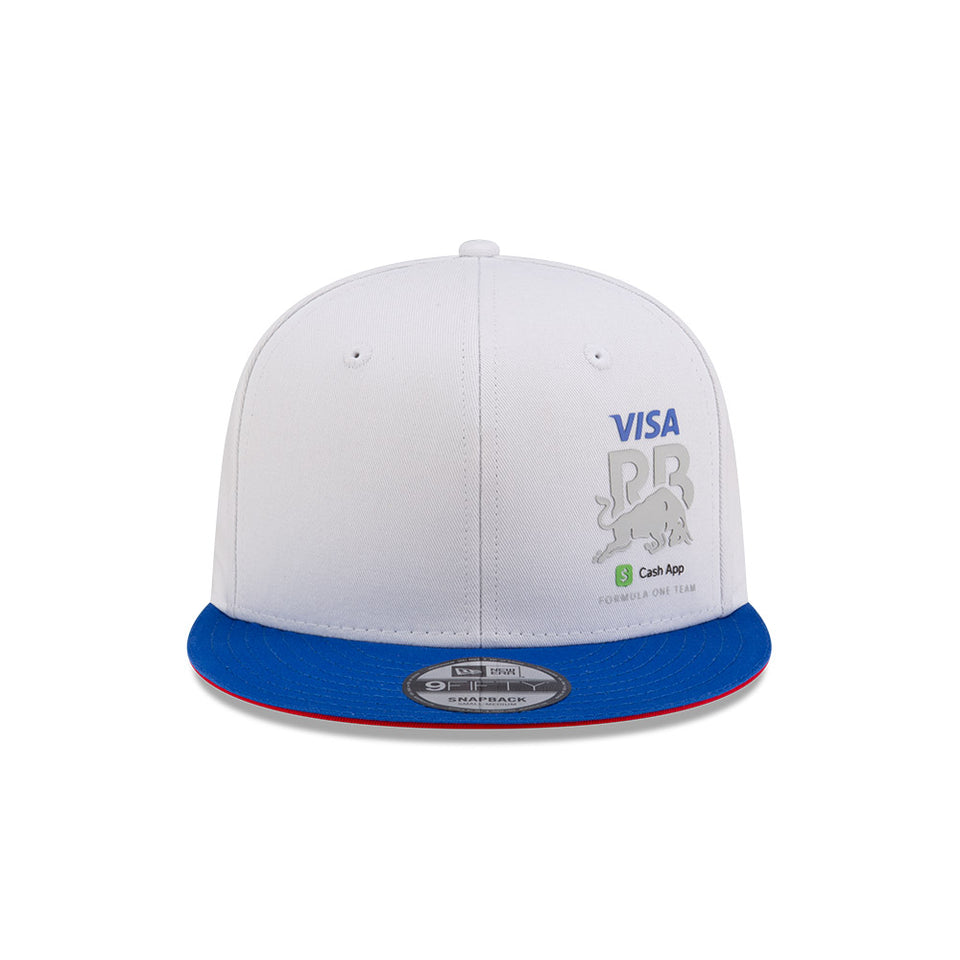 9FIFTY Visa Cash App Racing Bulls F1 Team ビザ・キャッシュアップ・レーシングブルズF1チーム Flawless ホワイト ブルーバイザー | NEW ERA ニューエラ公式オンラインストア