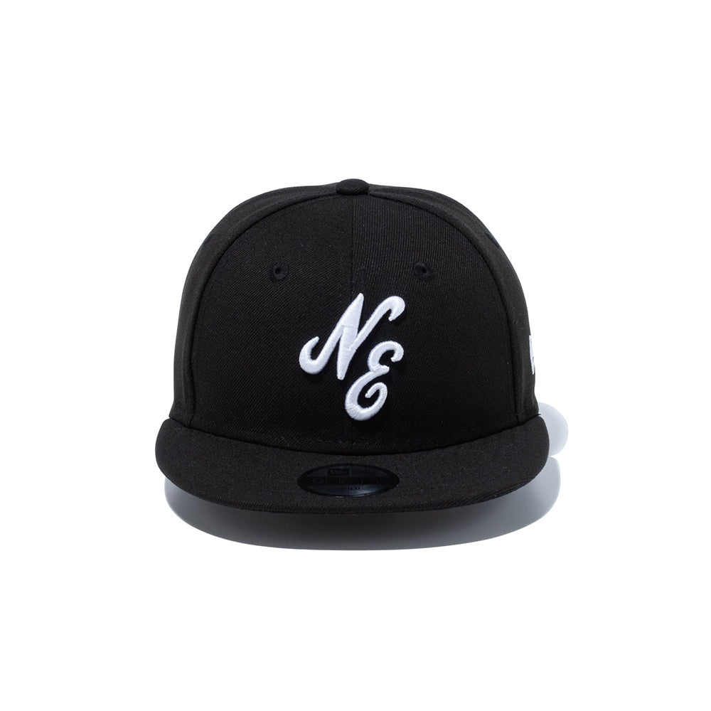 キッズ Child 9FIFTY クラシックロゴ ブラック × ホワイト