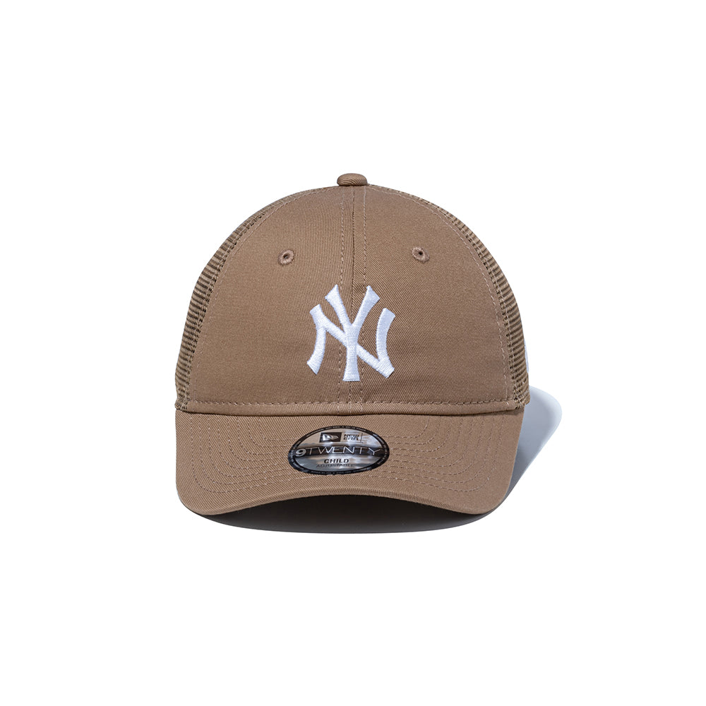 カーキ NEW ERA ニューヨークヤンキース キャップ ニューエラ キッズ Child 9TWENTY トラッカー ニューヨーク・ヤンキース カーキ