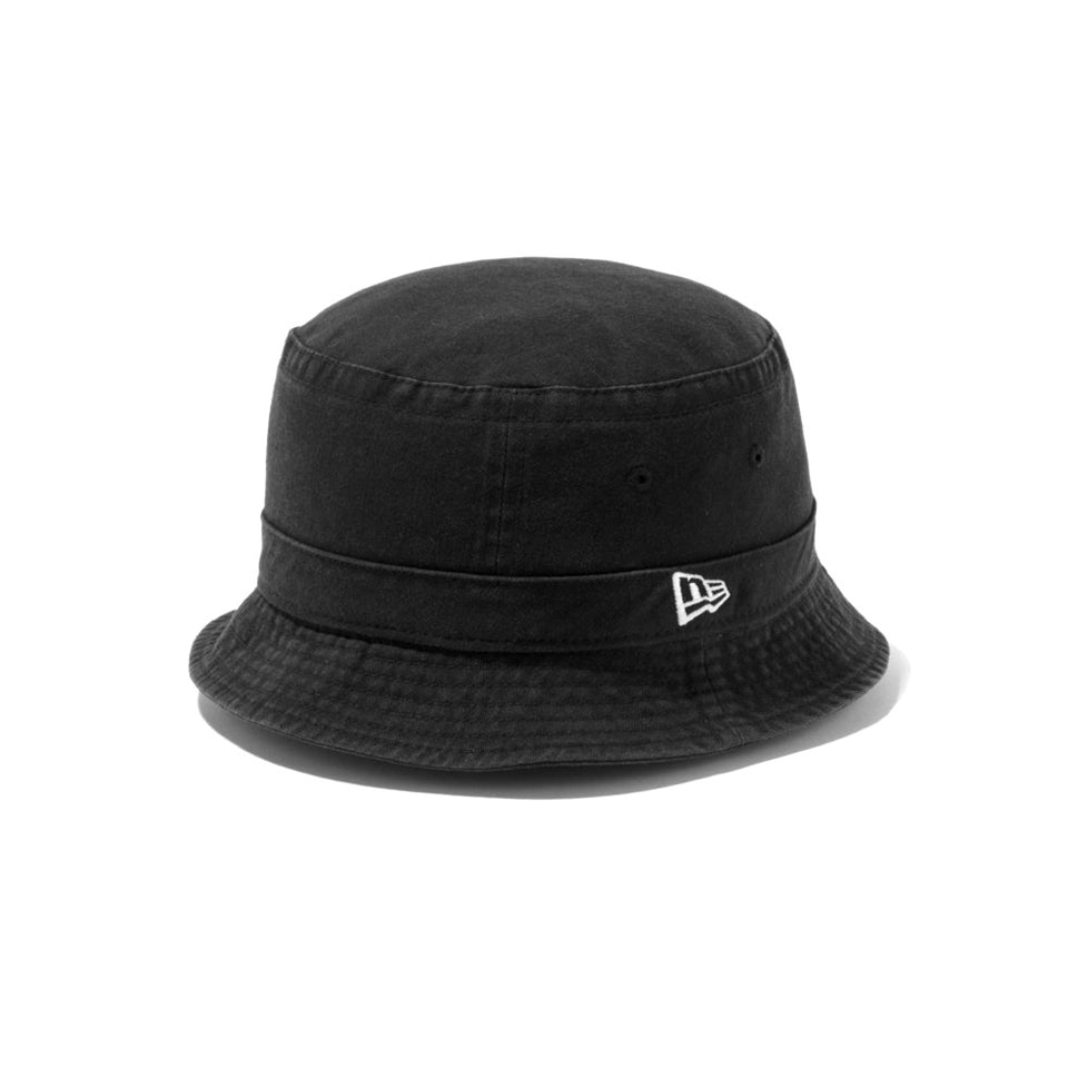 バケット02 ベーシック ウォッシュドコットン ブラック × ホワイト | NEW ERA ニューエラ公式オンラインストア