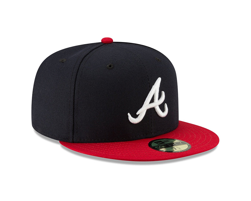 MLB公式アトランタ・ブレーブス のフード付きパーカーとキャップ 59FIFTY MLBオンフィールド アトランタ・ブレーブス ホーム