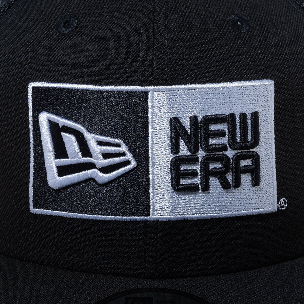 9FIFTY トラッカー ボックスロゴ ブラック × ホワイト