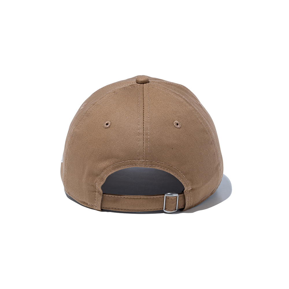 9THIRTY ボックスロゴ ノンウォッシュコットン カーキ × ホワイト