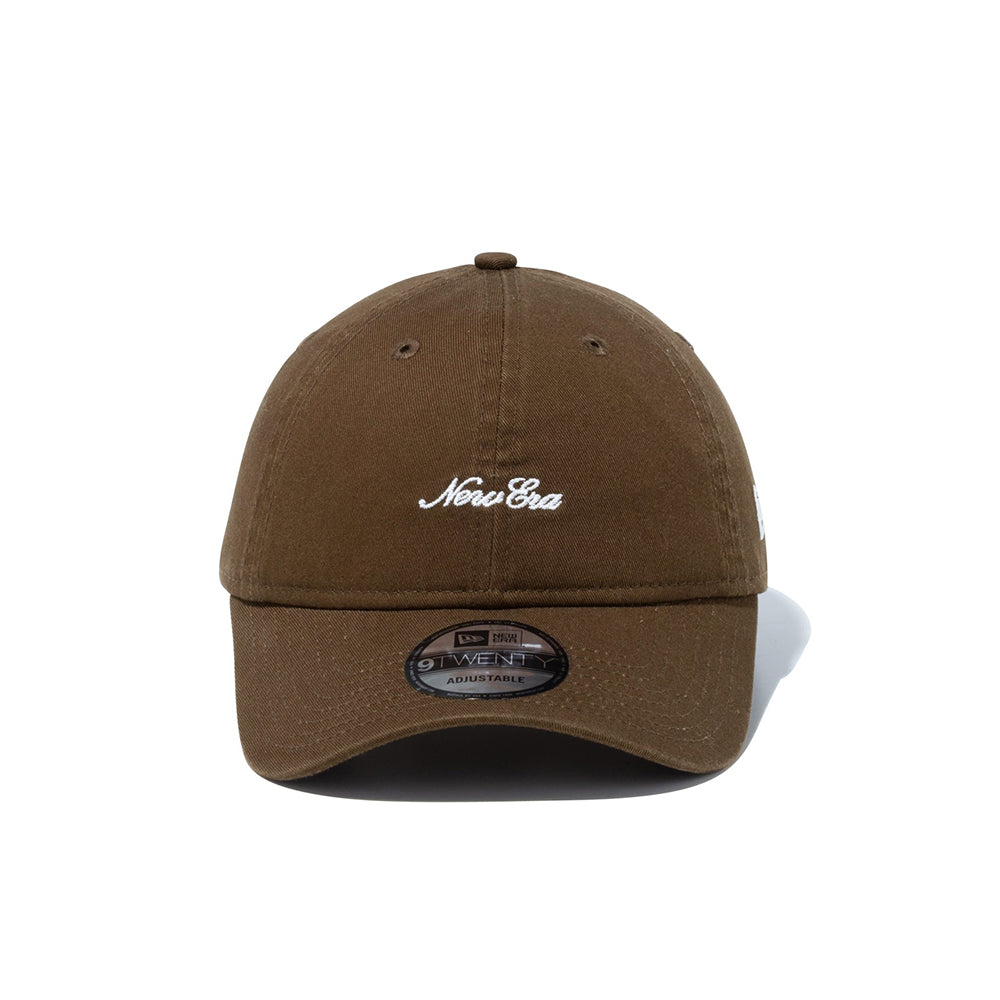 ニューエラ キャップ ウォルナット 9TWENTY スクリプトロゴ ウォッシュドコットン ウォルナット
