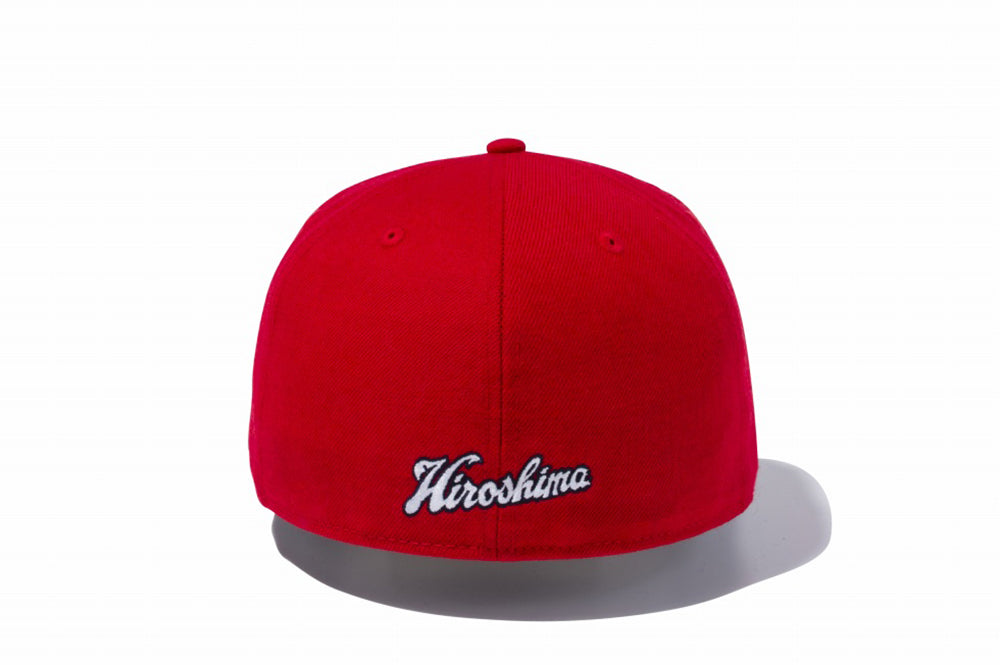 59FIFTY 広島東洋カープ スカーレット × ホワイト ネイビーアンダー 