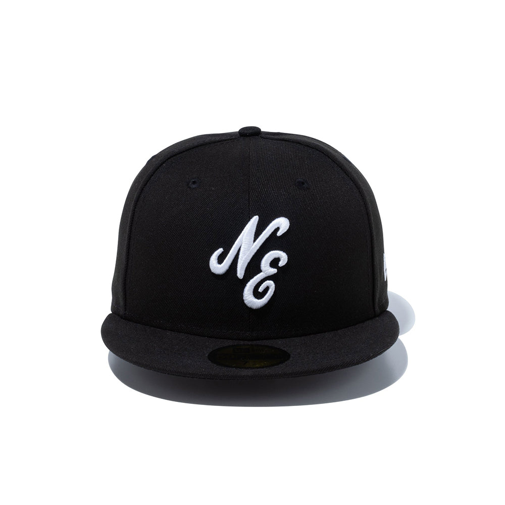 59FIFTY クラシックロゴ ブラック × ホワイト | ニューエラ