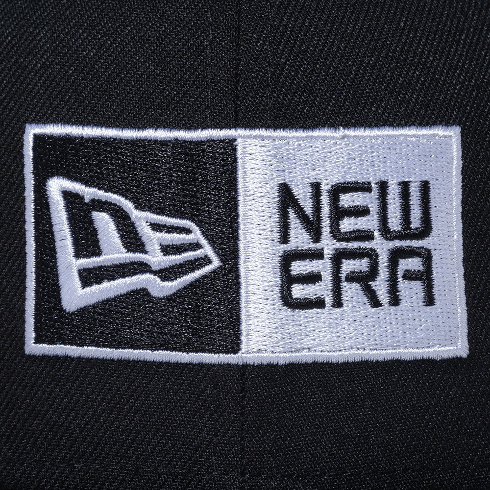 59FIFTY ボックスロゴ ブラック × ホワイト | ニューエラオンラインストア