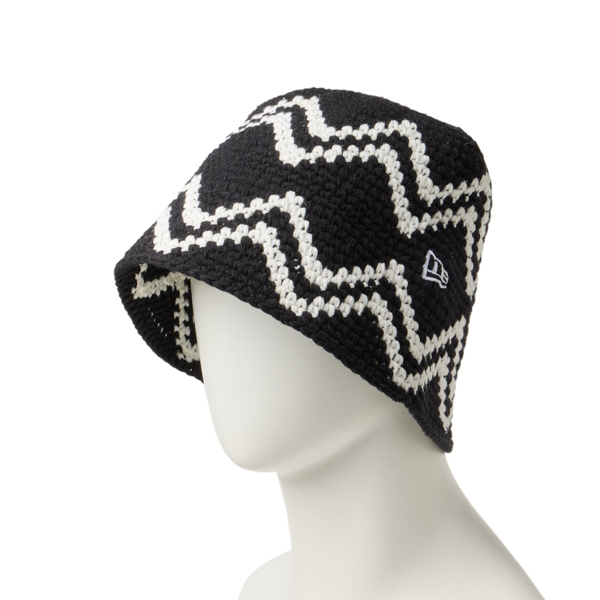 PALACE ブラック ニット帽 OSFM vortex-pattern-14312111-osfm-