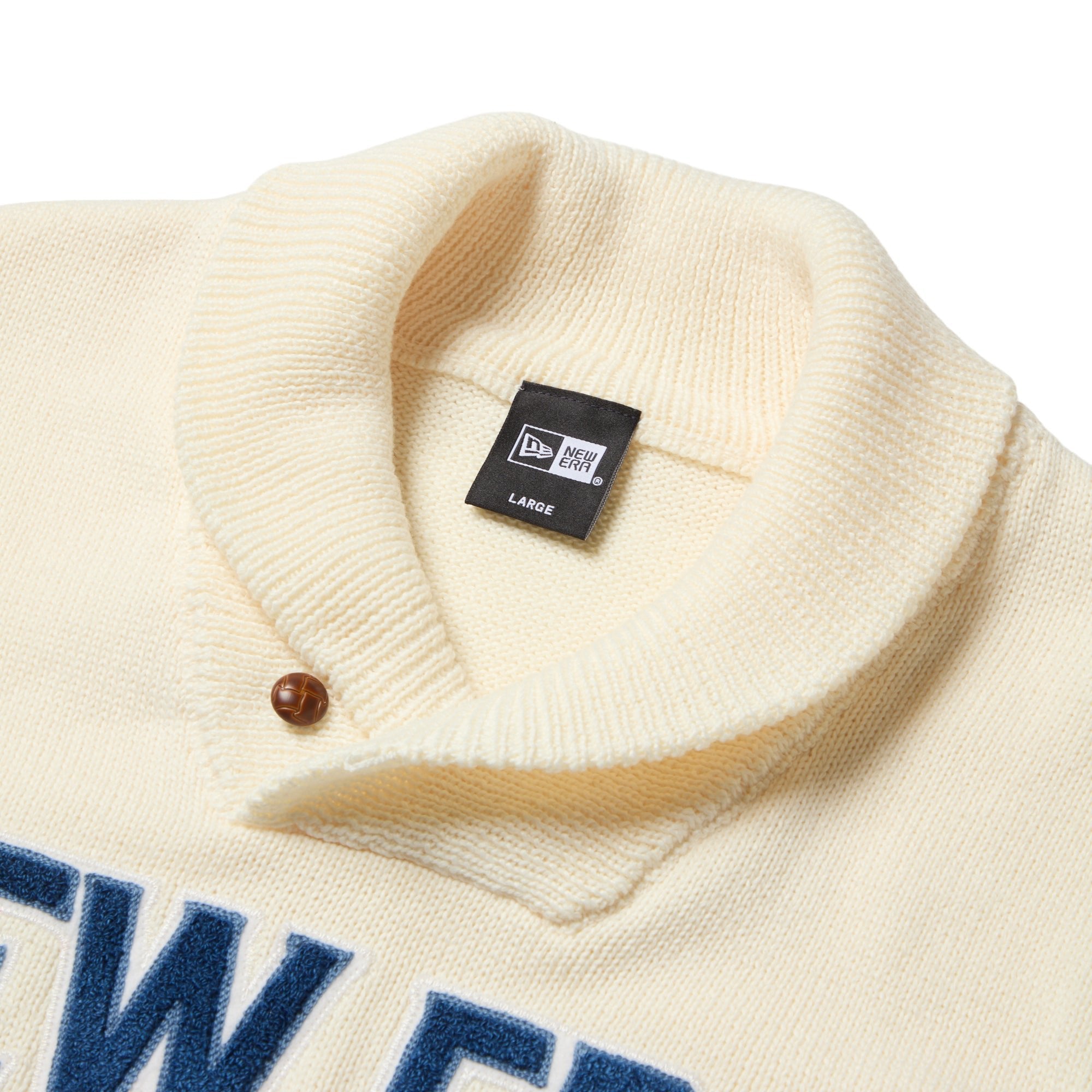 ショールカラーニット オフホワイト | ゴルフ | ニューエラオンライン