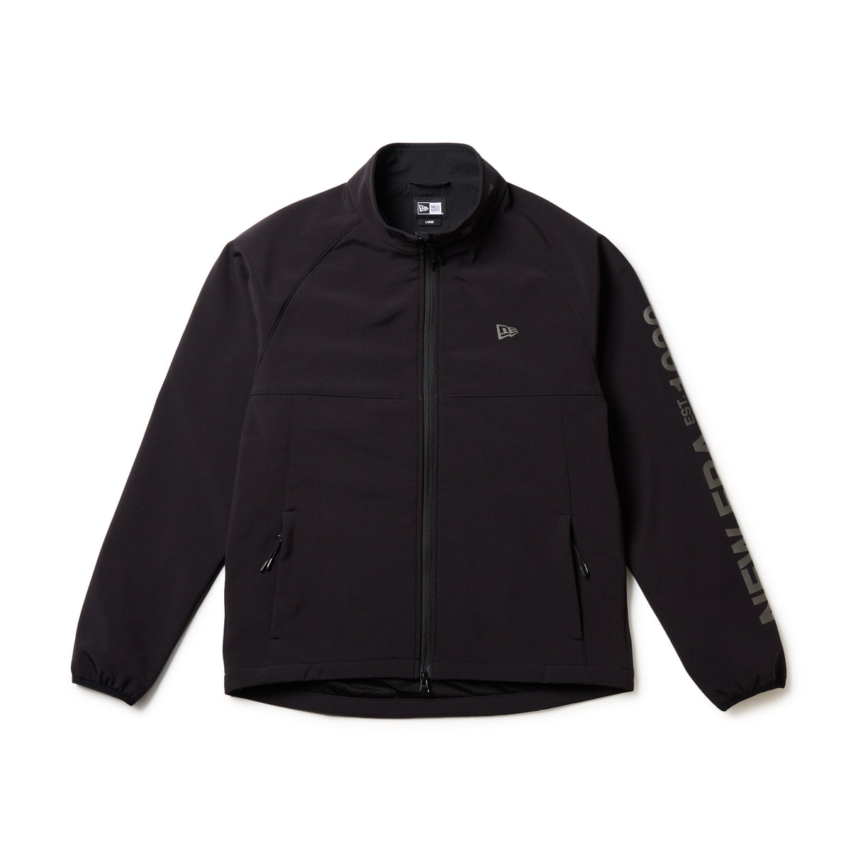New Era フルジップジャケット ブラック ライトテック スウェット フルジップジャケット NEW ERA NEW