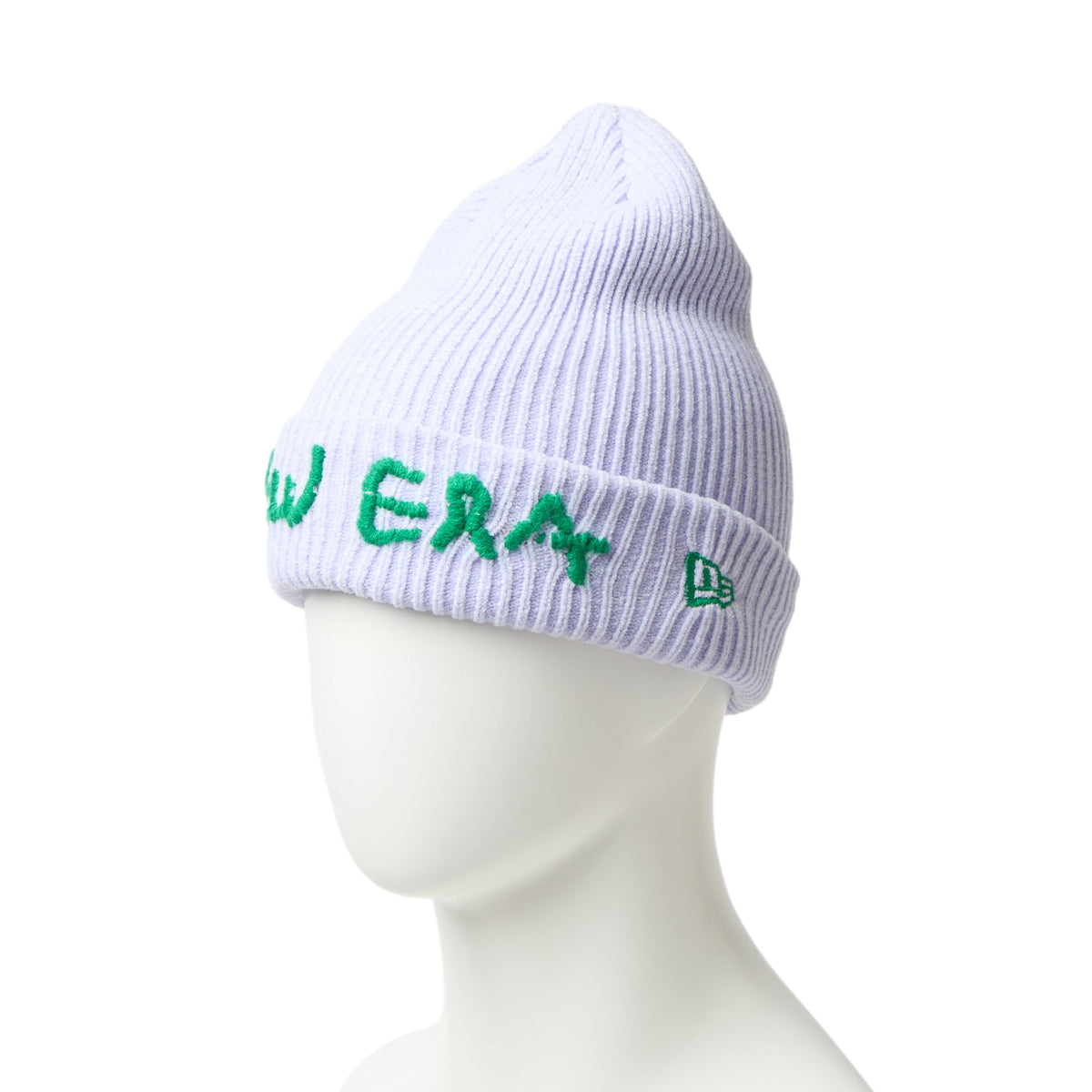 armarex 地形図風ニット帽 ベーシック カフニット モールヤーンニット パープル