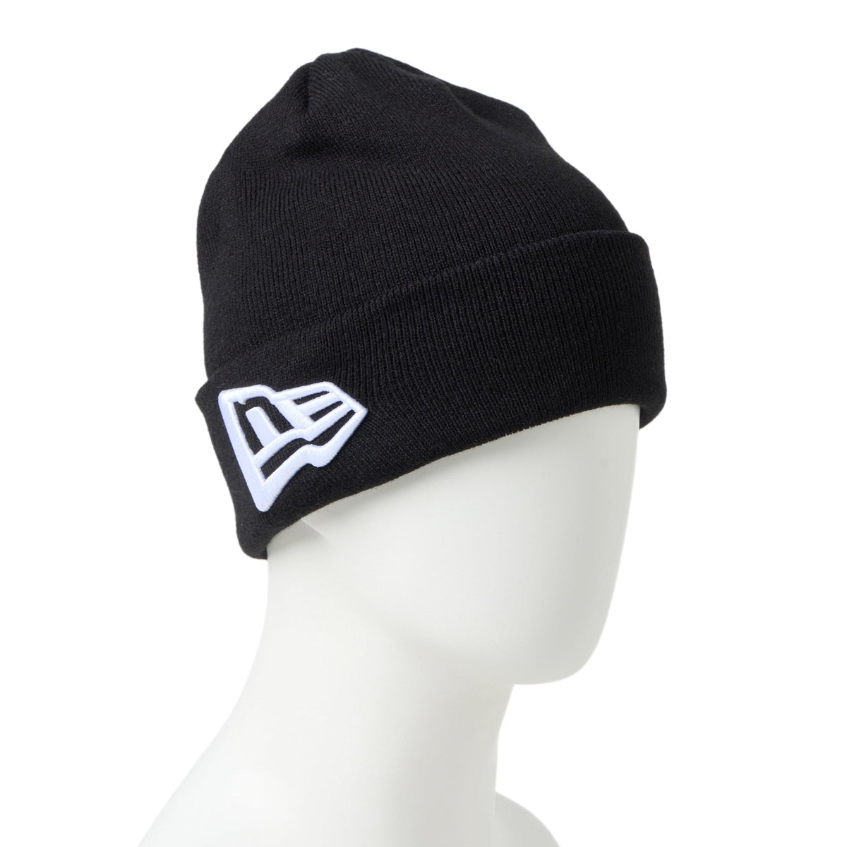 ベーシック カフニット フラッグロゴ ブラック | ニューエラオンライン