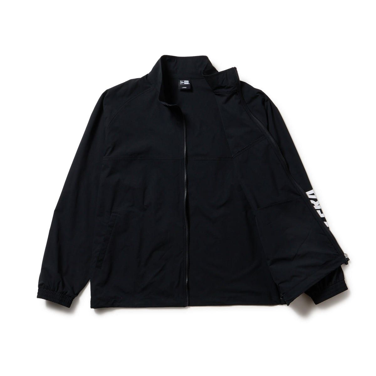 ストレッチ ウーブンジャケット ブラック｜パフォーマンスアパレル