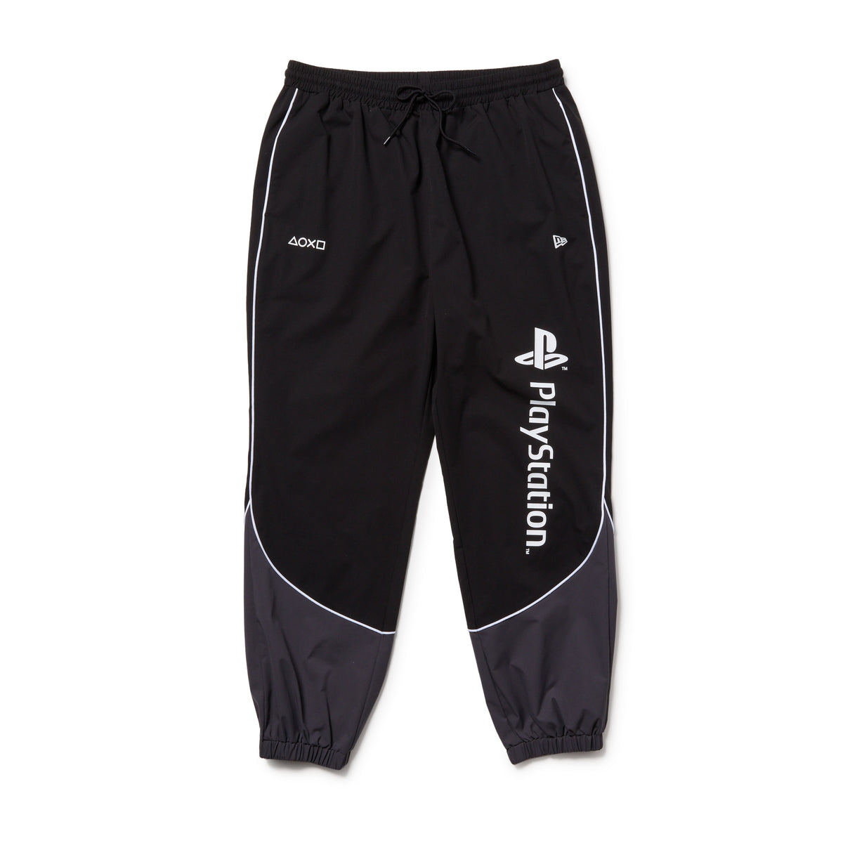 オーバーサイズド パイピング トラックパンツ PlayStation 