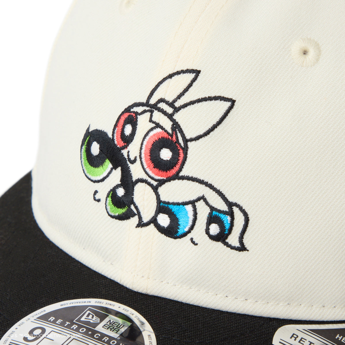POWER BALL CAP ホワイト/ブラック PC 9FIFTY Curved Visor The Powerpuff Girls パワーパフ ガールズ