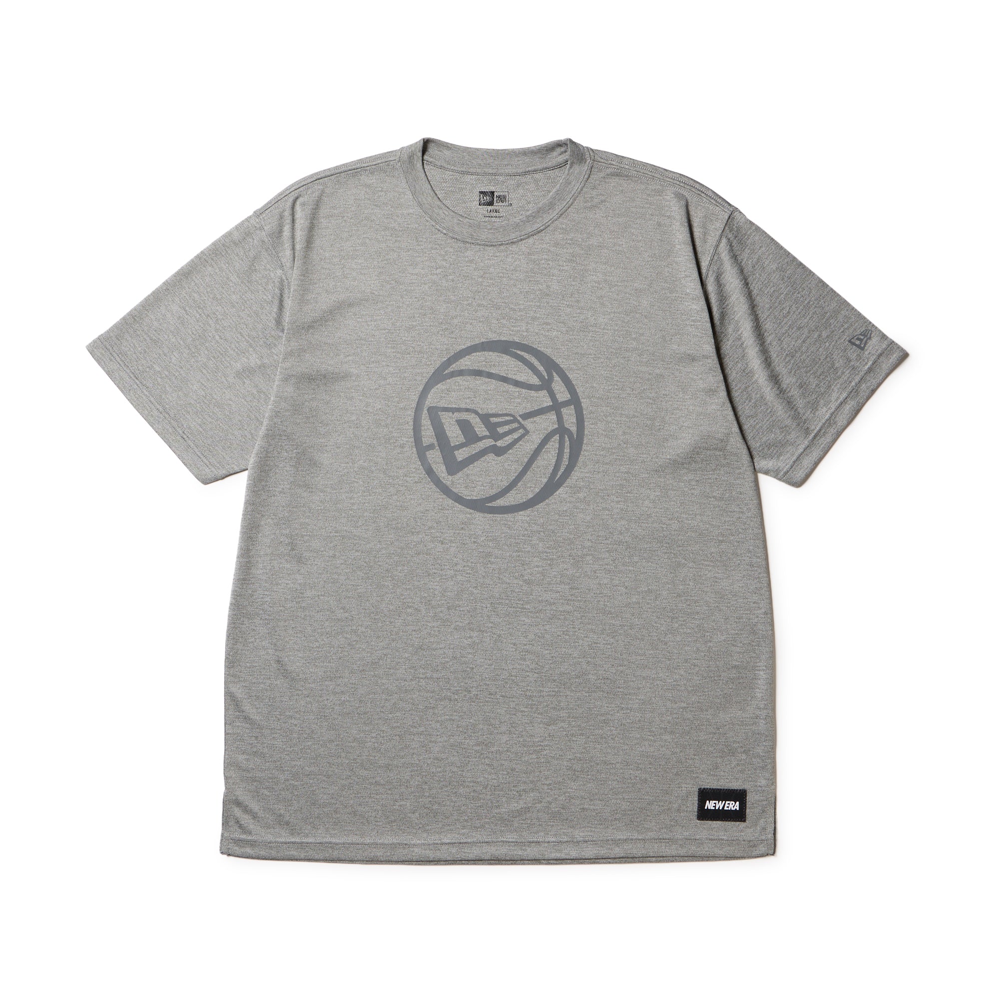 バスケットボール プラクティス 半袖 テック Tシャツ グレー