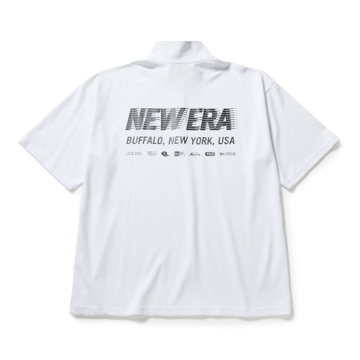 半袖 オーバーサイズド パフォーマンス ハーフジップ Tシャツ 