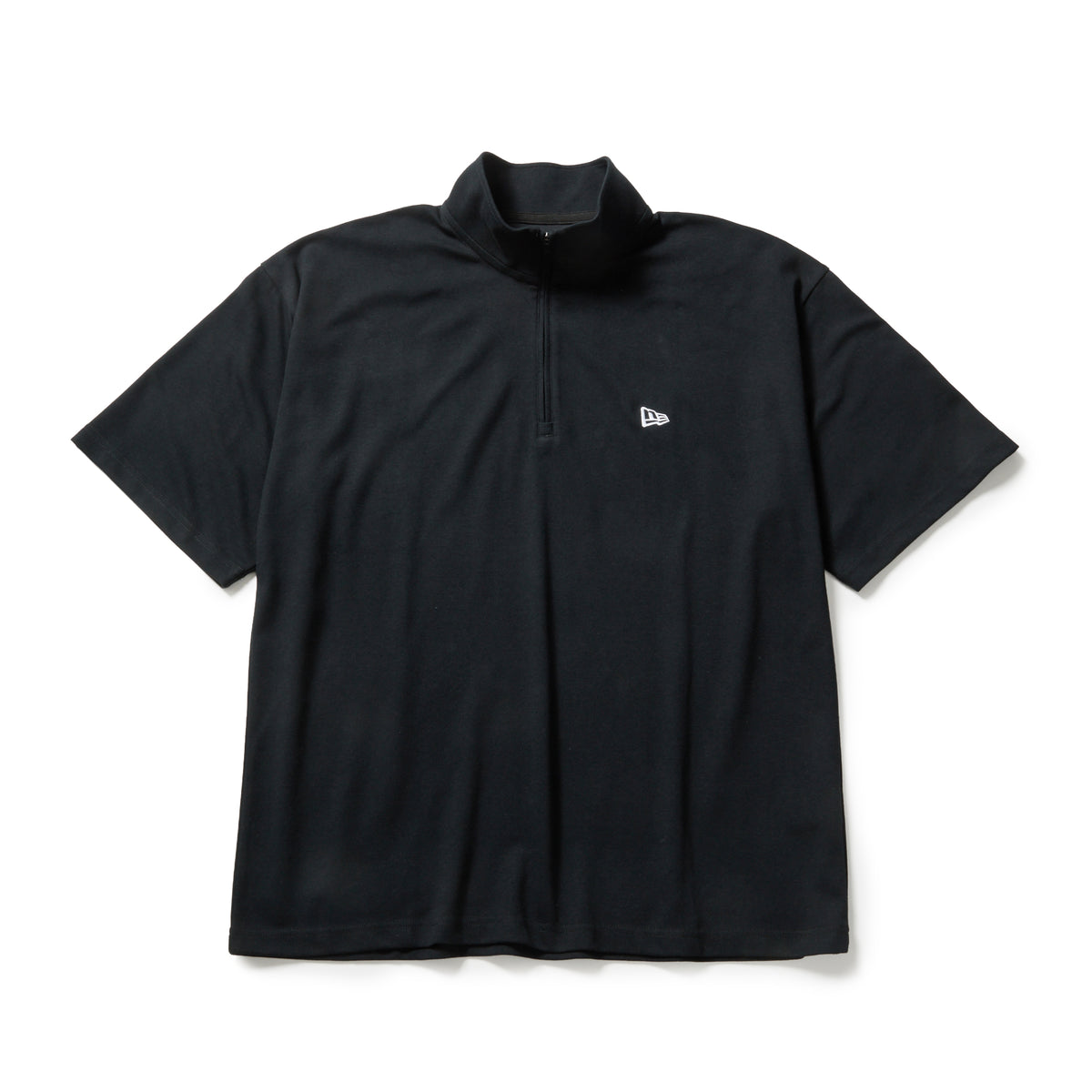半袖 オーバーサイズド パフォーマンス ハーフジップ Tシャツ 