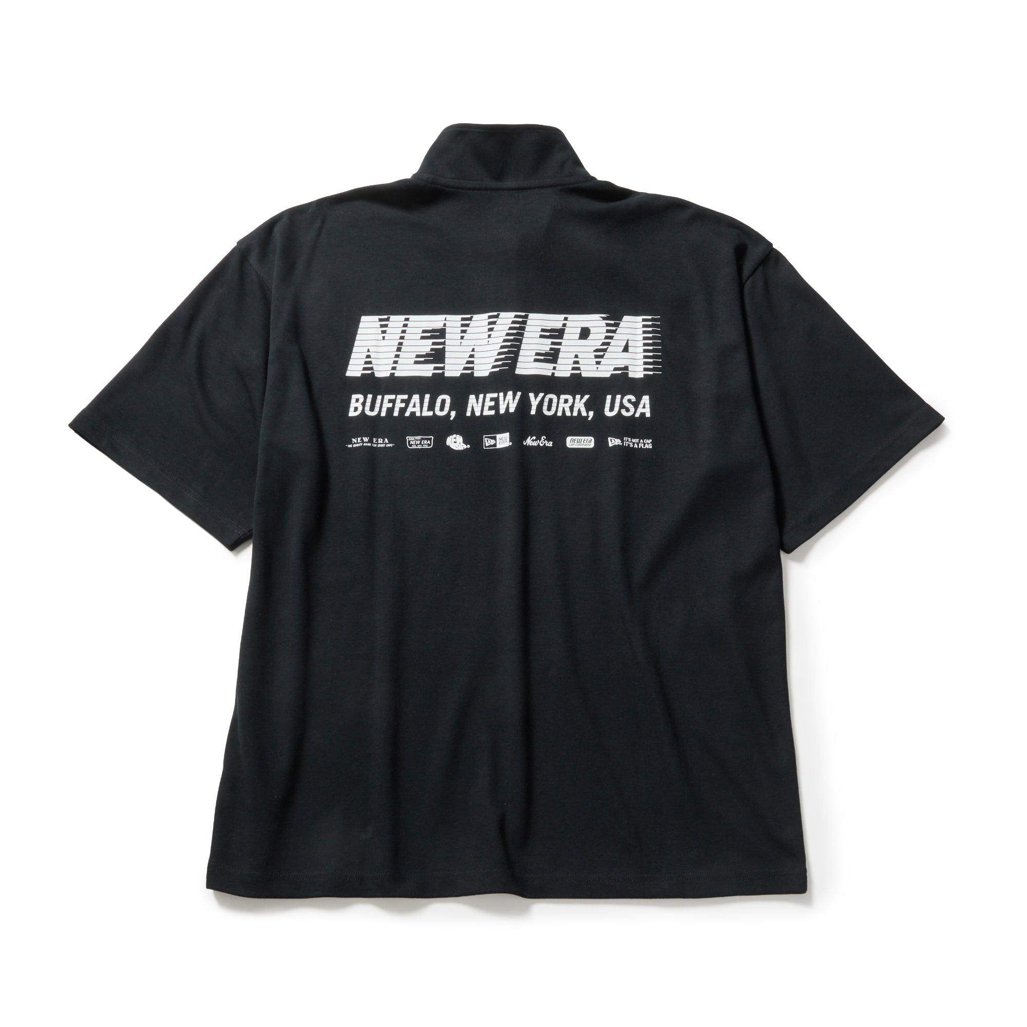 半袖 オーバーサイズド パフォーマンス ハーフジップ Tシャツ