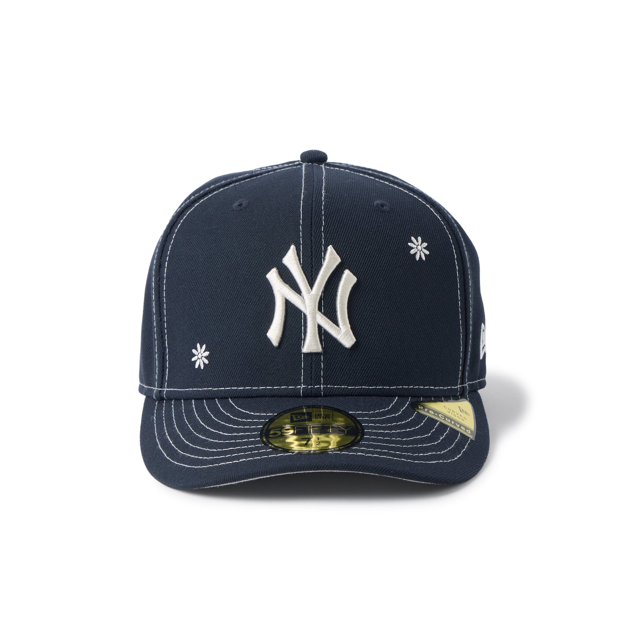 PC 59FIFTY Flower Embroidery ニューヨーク・ヤンキース ネイビー