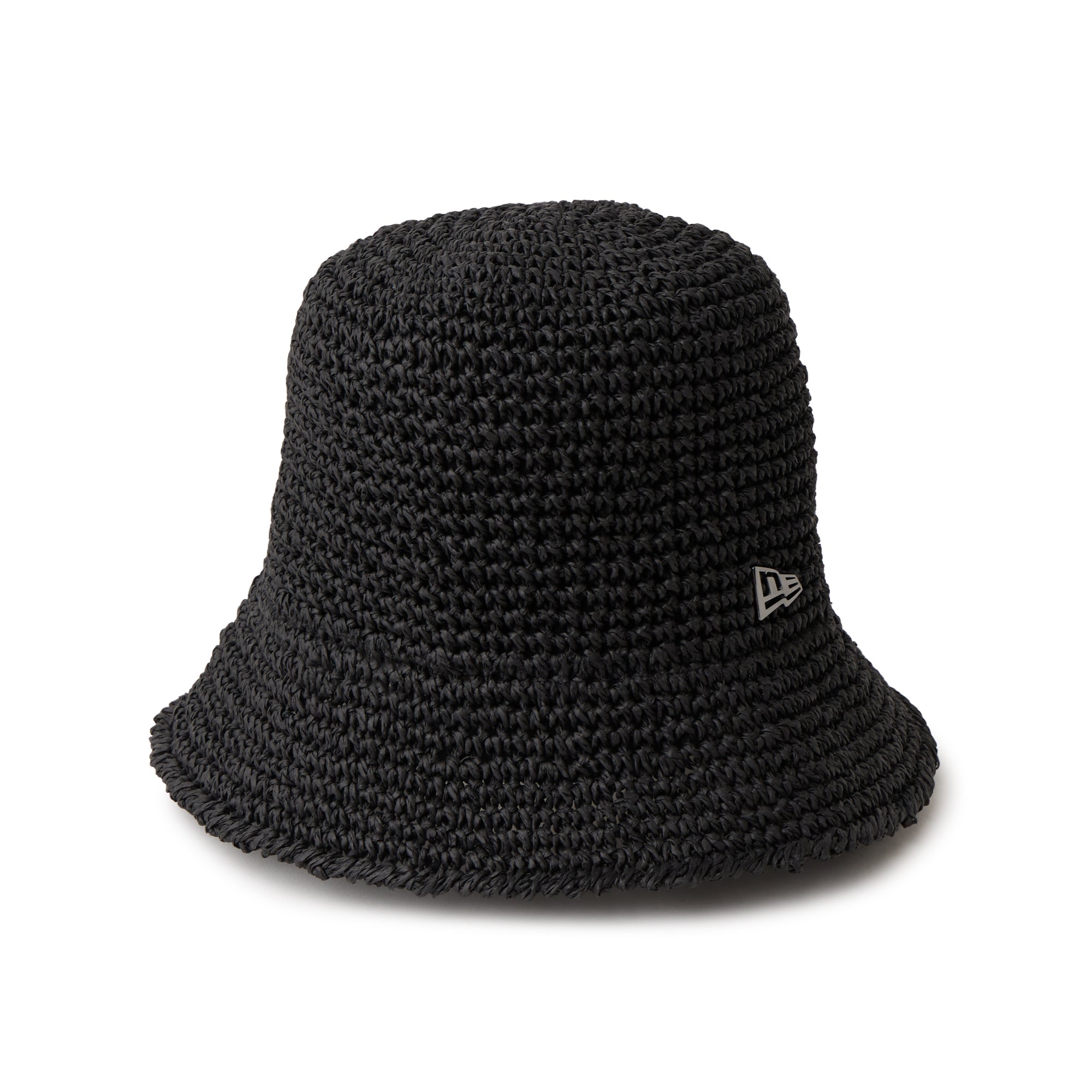 バケット01 セーラーブリム Paper Crochet Hat ブラック | ニューエラ