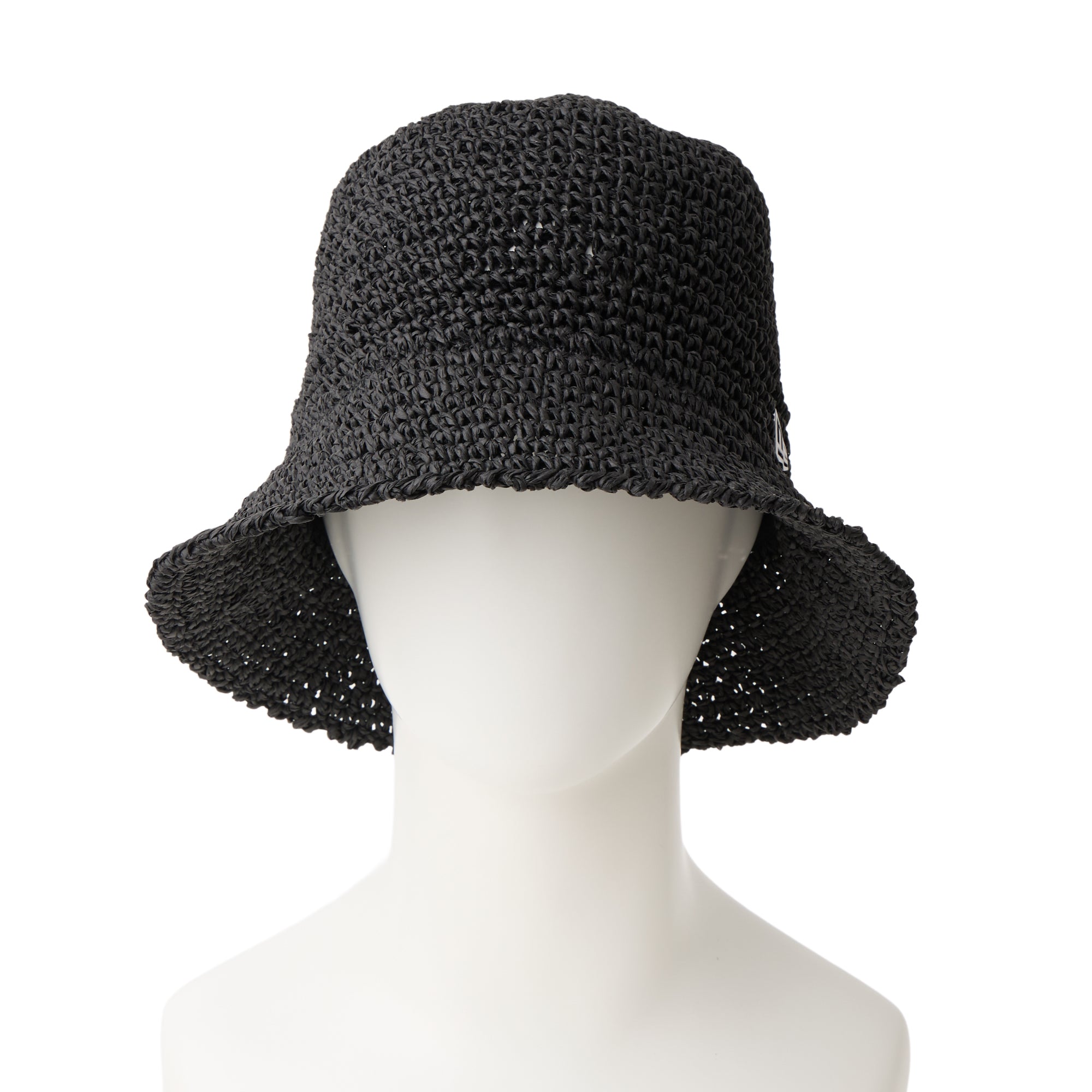 バケット01 セーラーブリム Paper Crochet Hat ブラック | ニューエラ