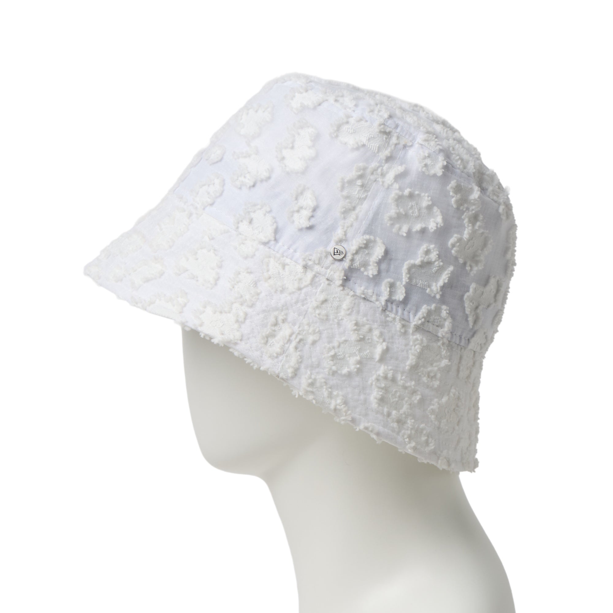 バケット01 Sailor Brim Flower Jacquard ホワイト | ニューエラ