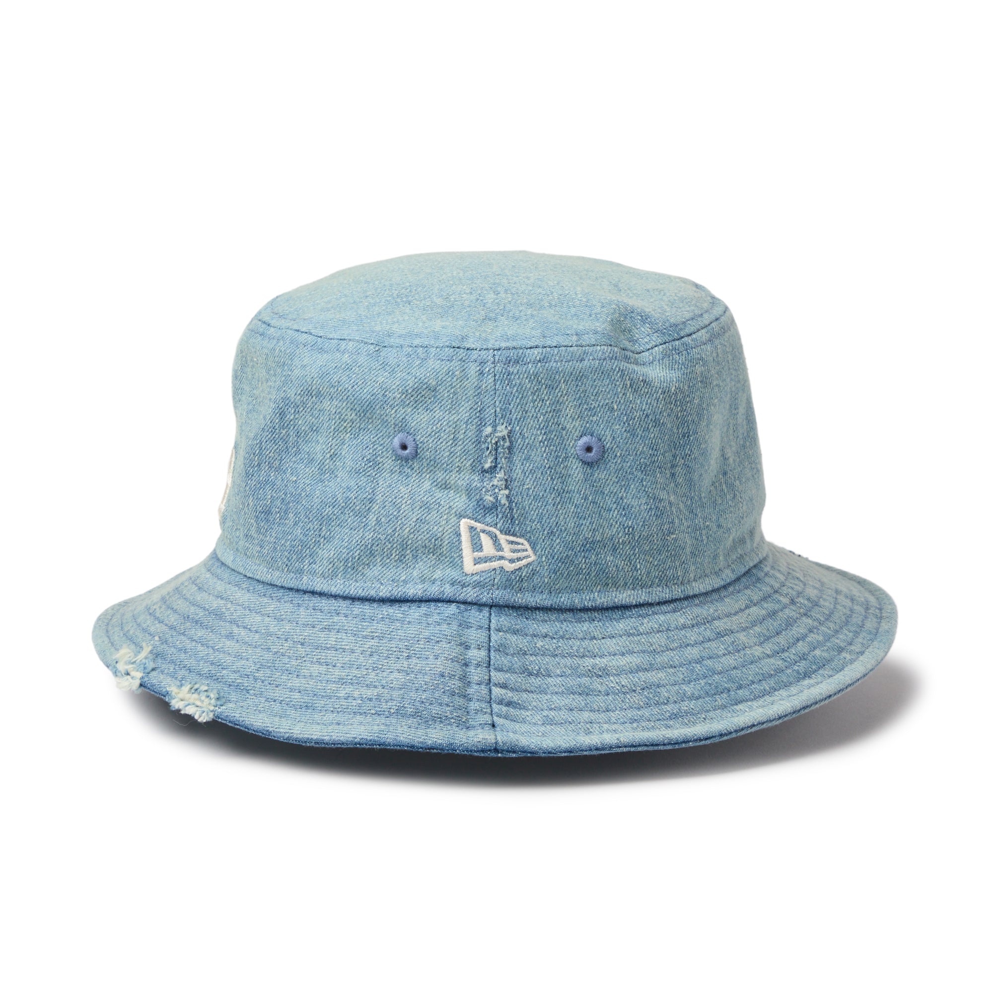バケット01 MLB Damaged Denim ロサンゼルス・ドジャース ウォッシュド