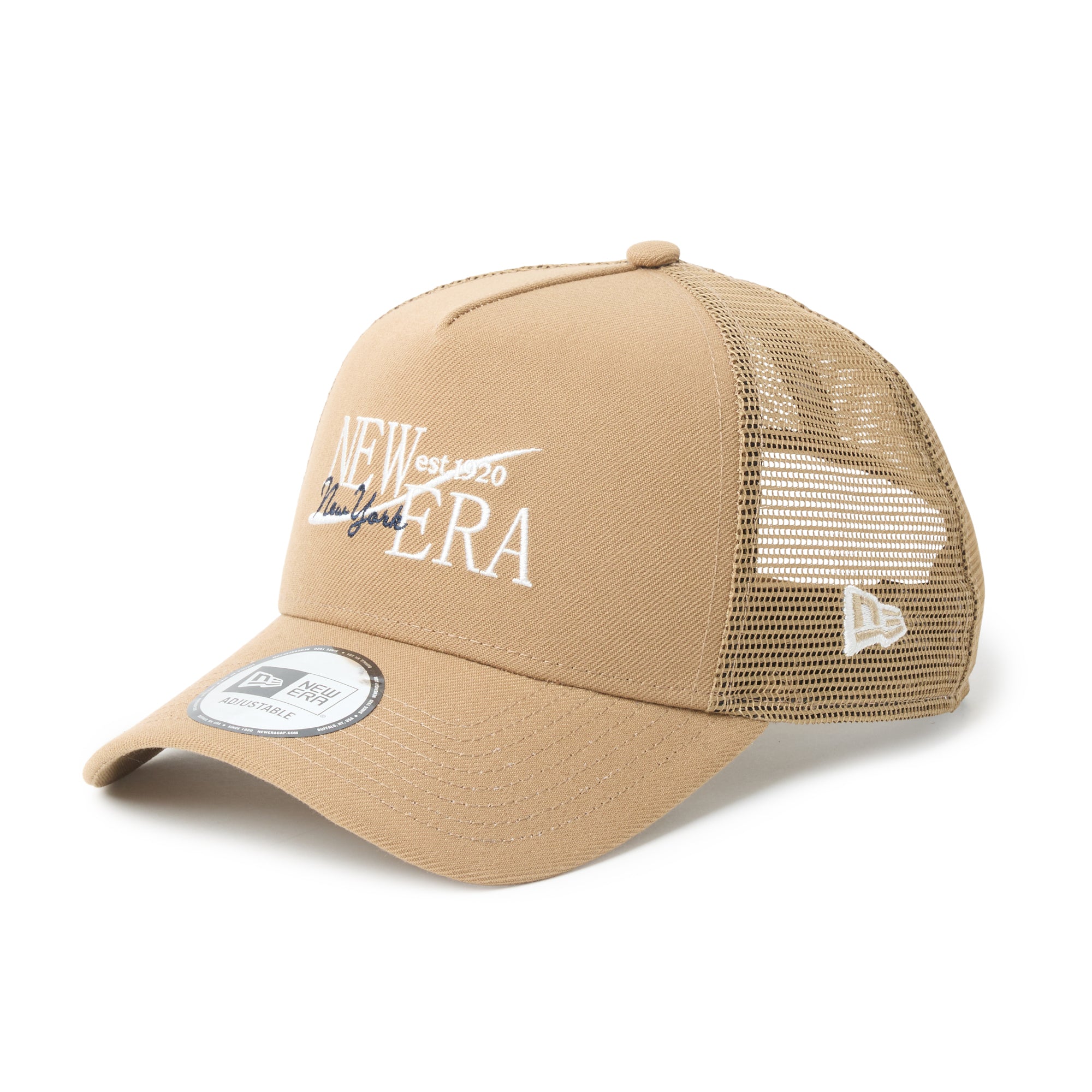 9FORTY A-Frame トラッカー Wind Logo カーキ | ニューエラオンライン