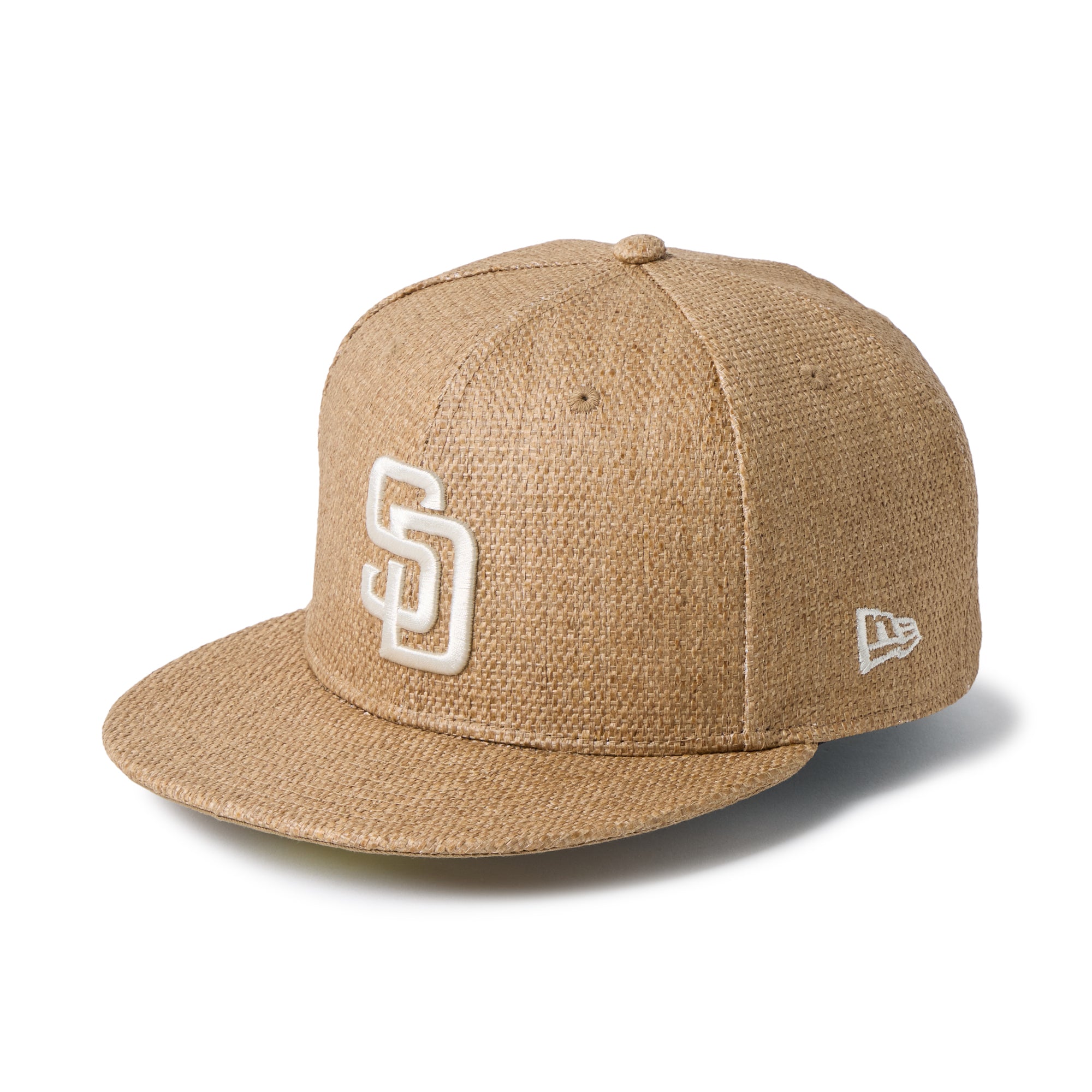 【新品】ニューエラ ✖️サンディエゴ・パドレス　ペーパーストロー　キャップ 59FIFTY サンディエゴ・パドレス Paper Straw カーキ | ニューエラ