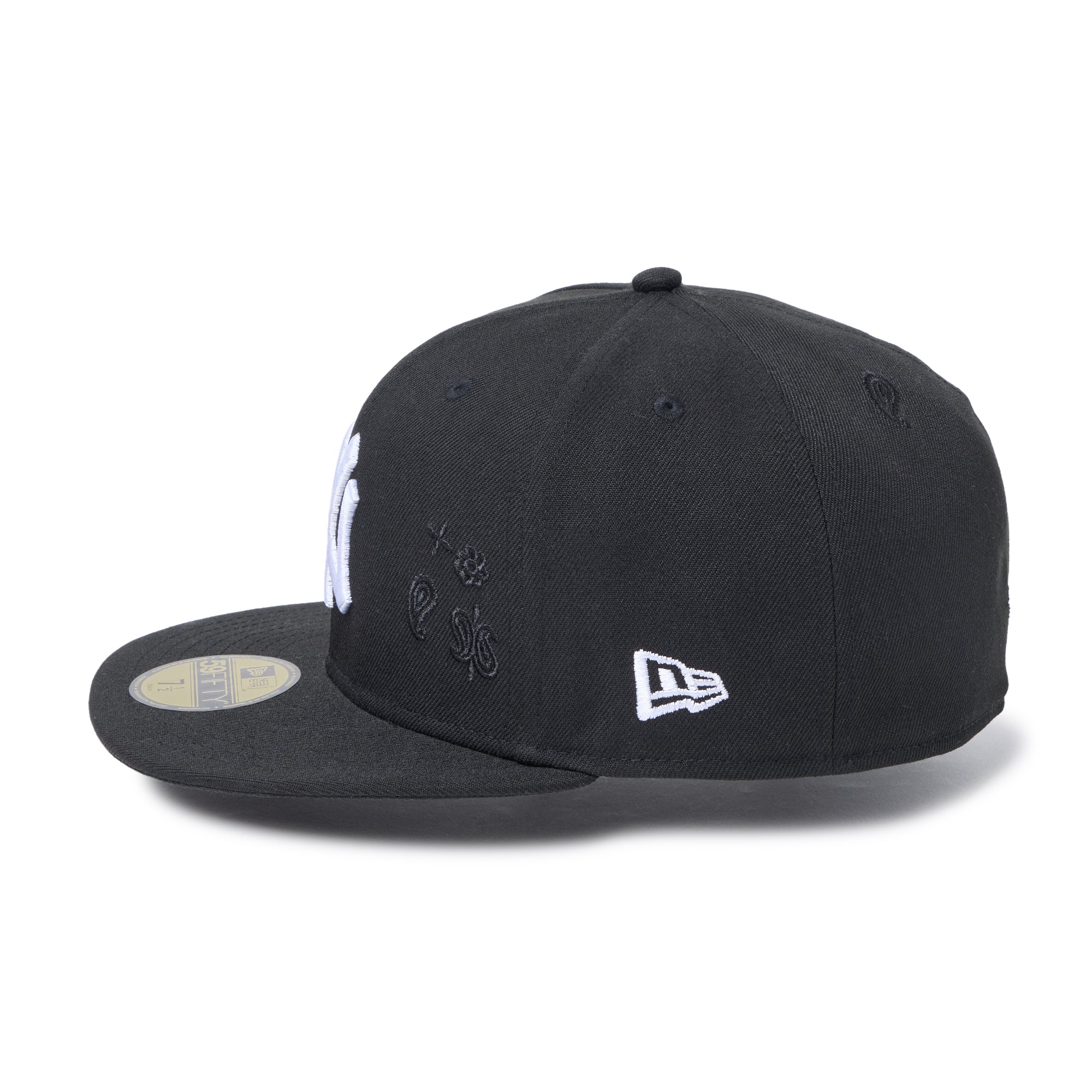 59FIFTY Paisley Embroidery ニューヨーク・ヤンキース ブラック