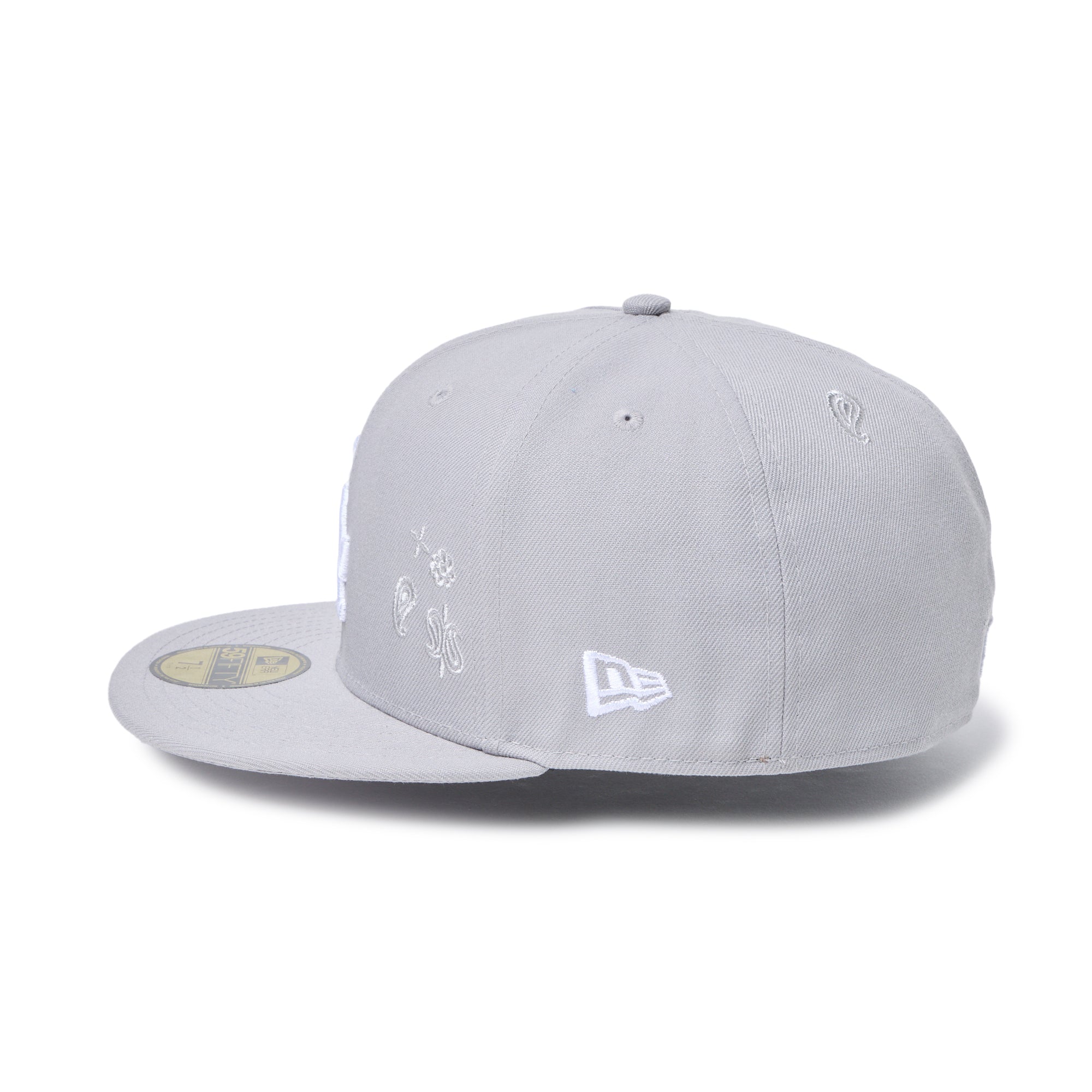 59FIFTY Paisley Embroidery ロサンゼルス・ドジャース グレー