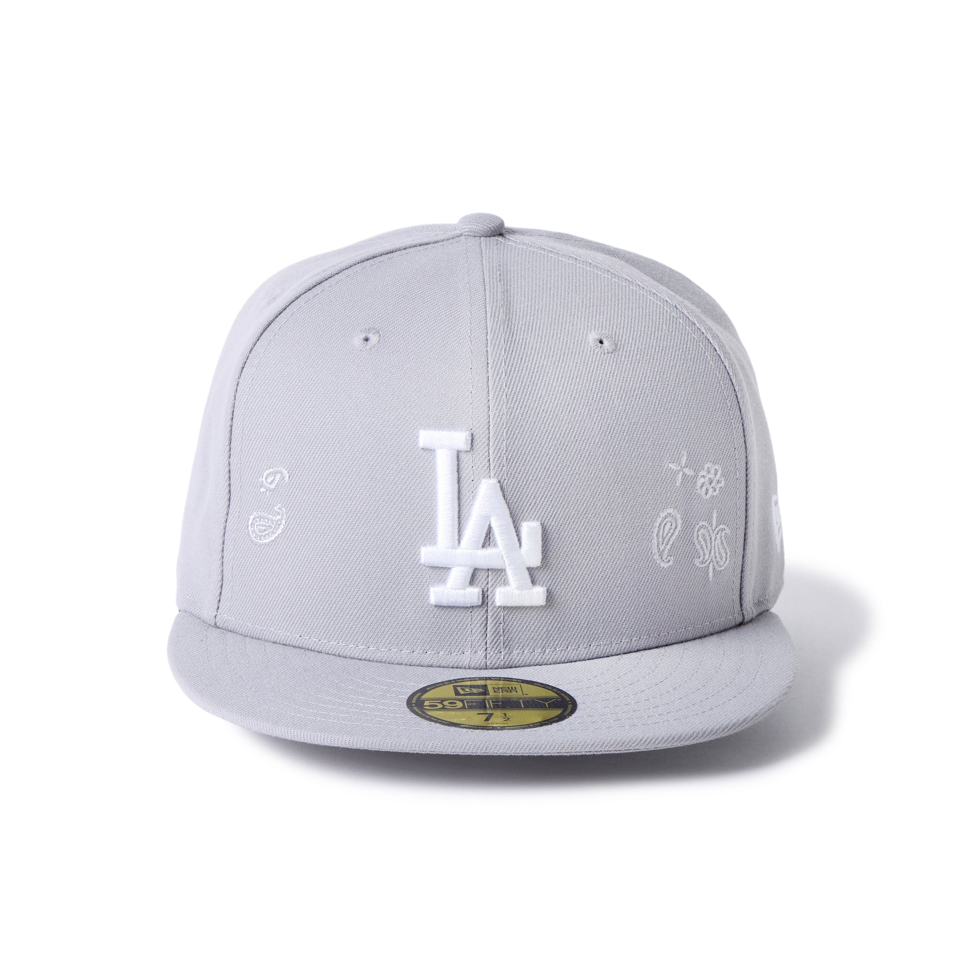 59FIFTY Paisley Embroidery ロサンゼルス・ドジャース グレー