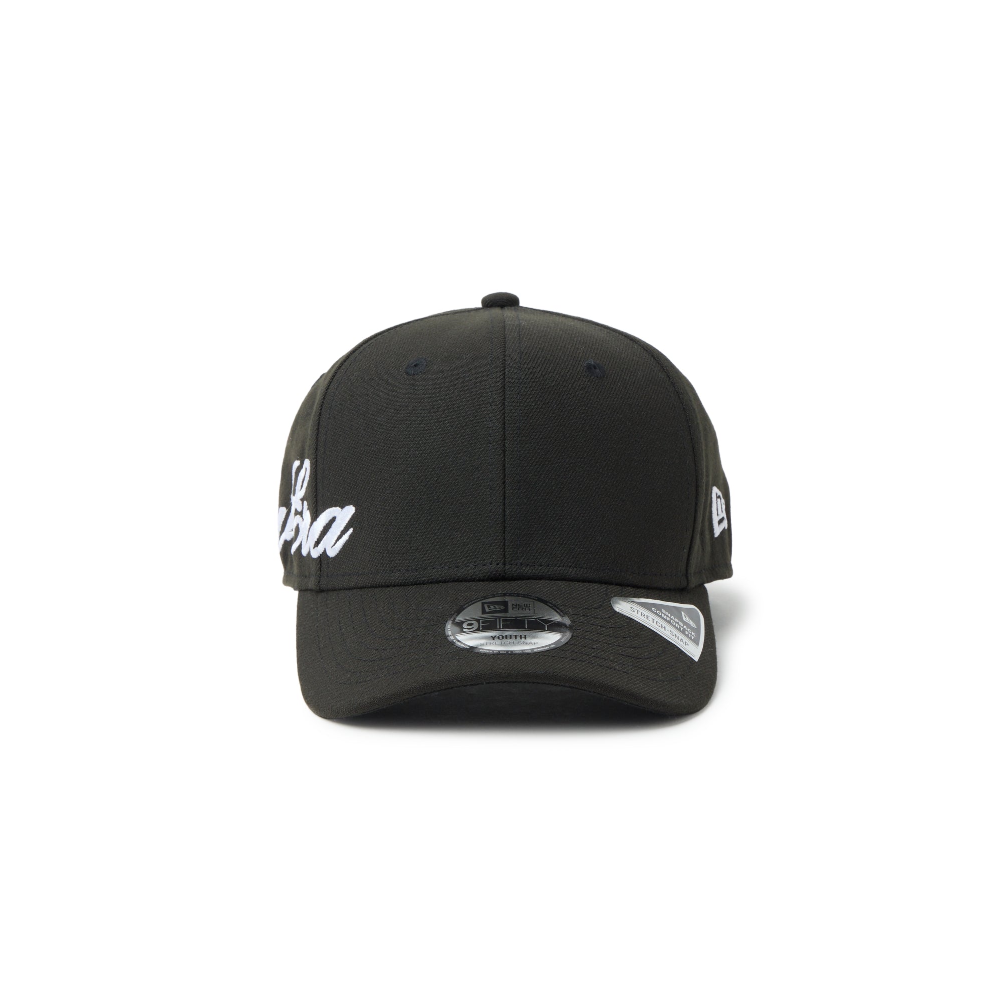 キッズ Youth 9FIFTY Stretch Series Big Script ブラック