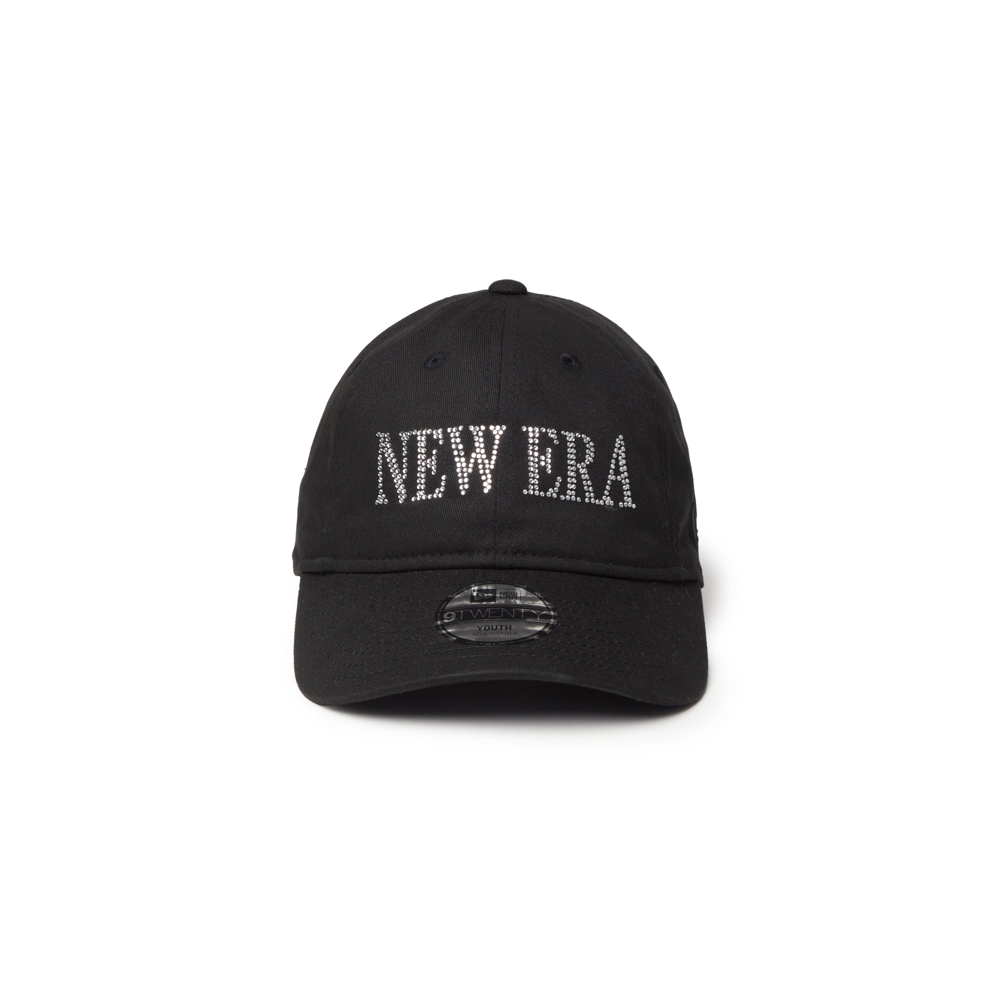 キッズ Youth 9TWENTY NEW ERA Rhinestone ラインストーン ブラック