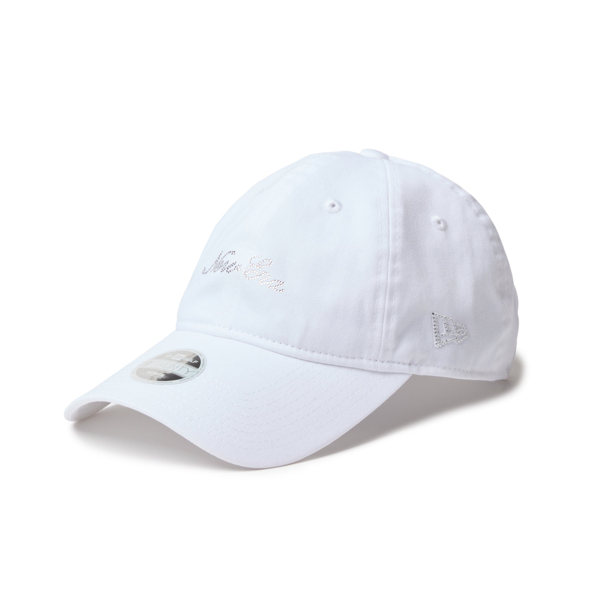 Women's 9TWENTY ロングバイザー Rhinestone ラインストーン