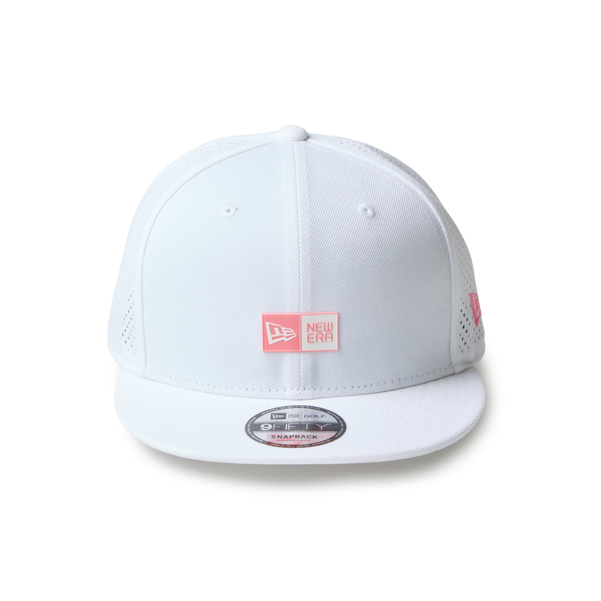 9FIFTY レーザーパーフォレーション Box Logo ボックスロゴ ホワイト