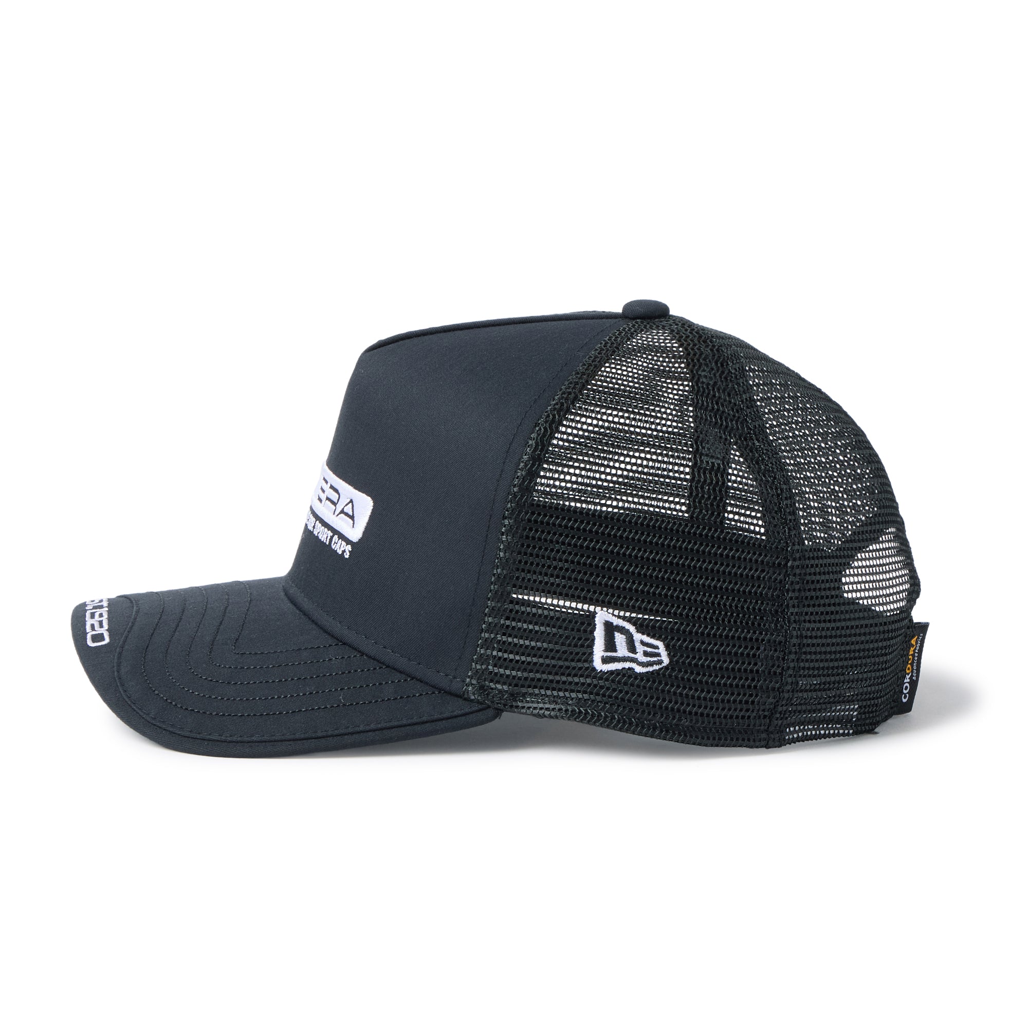 9FORTY A-Frame トラッカー CORDURA® COOLMAX® Barロゴ ブラック
