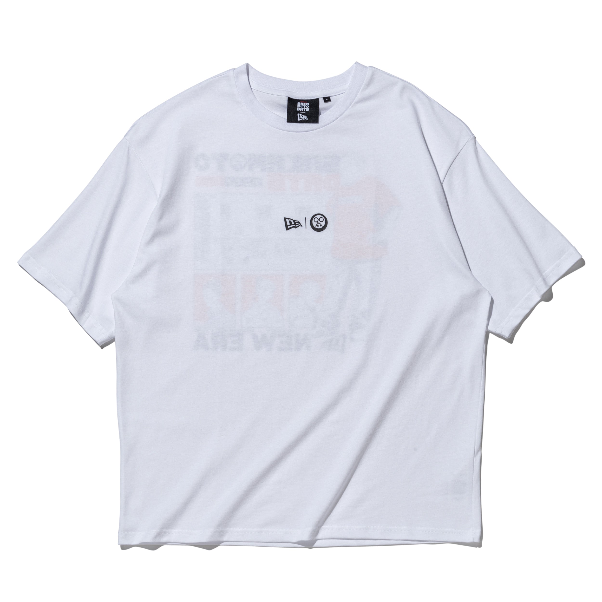 半袖 オーバーサイズド コットン Tシャツ SAKAMOTO DAYS ホワイト