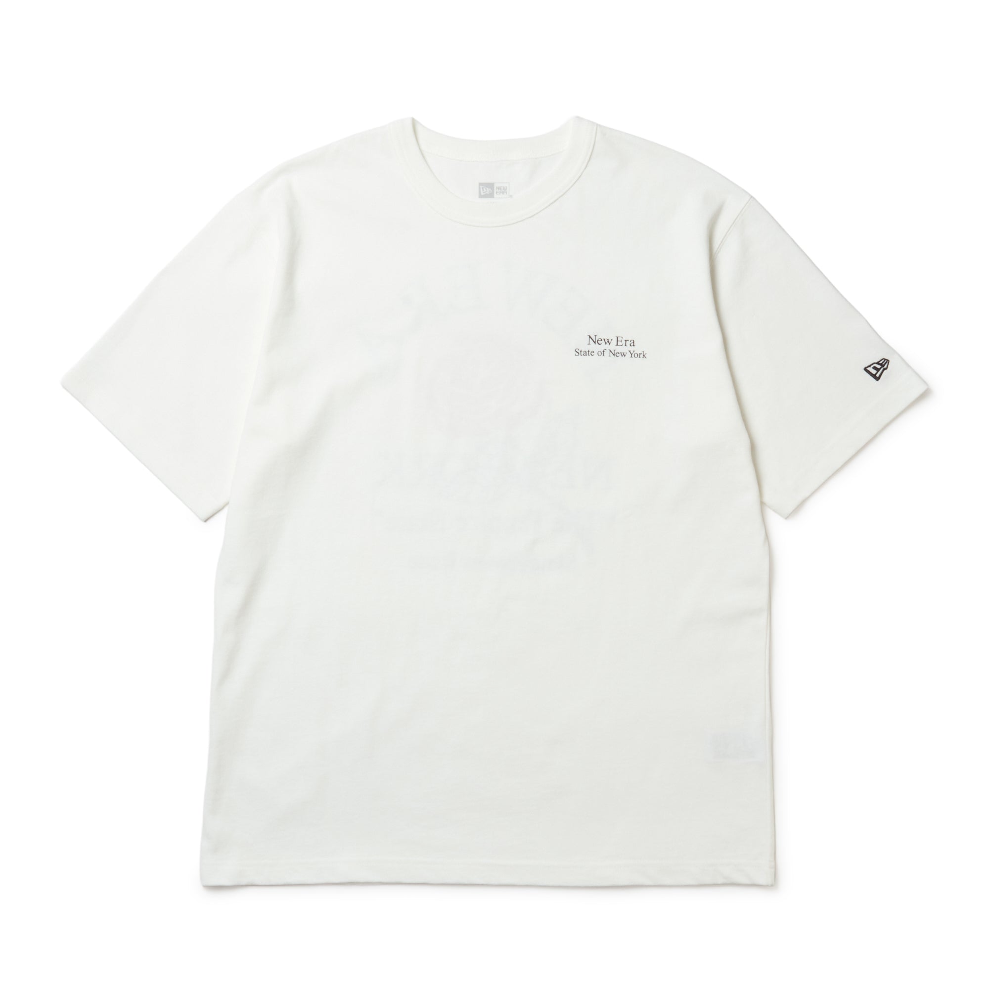 半袖 ウォッシュドコットン Tシャツ State Flower オフホワイト