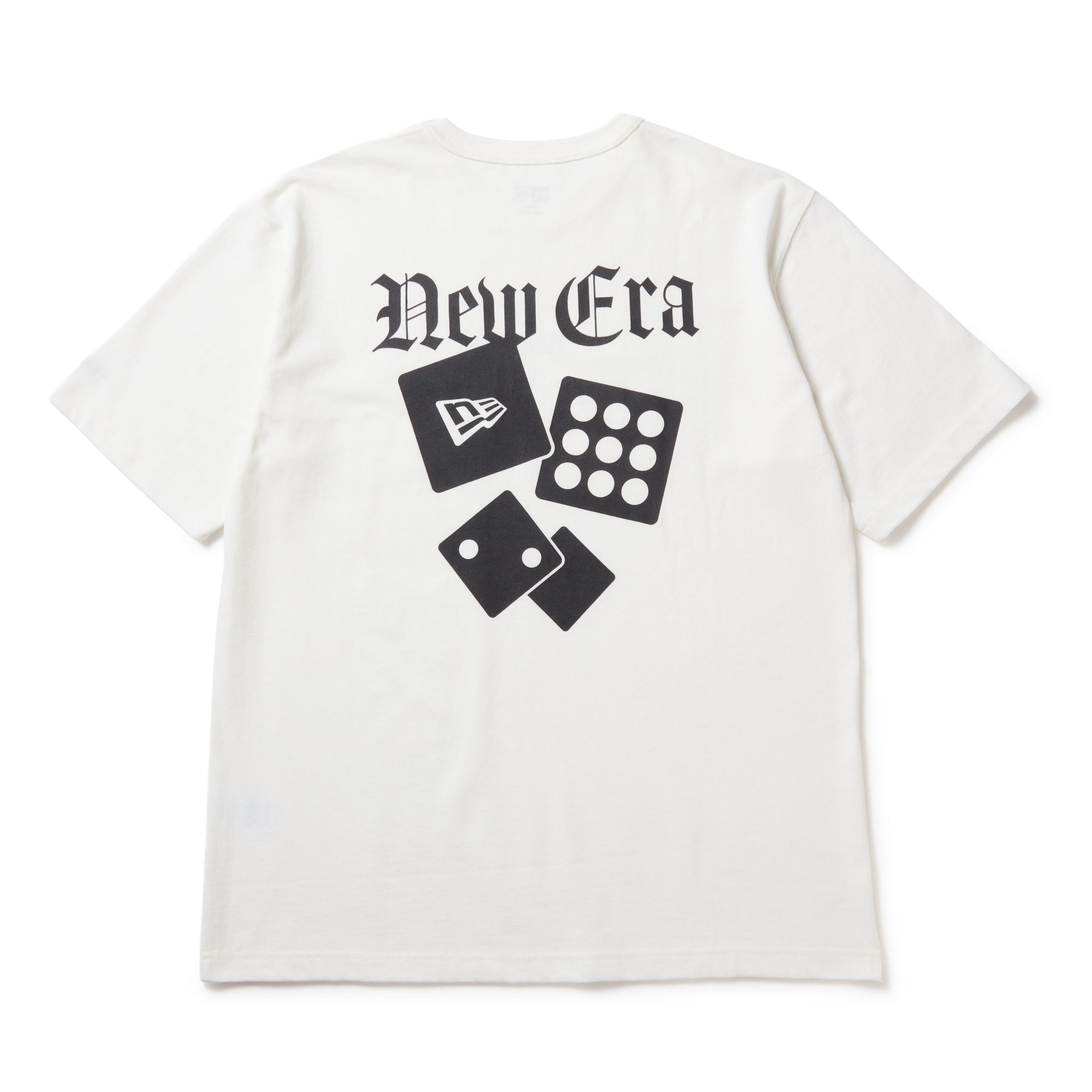 半袖 ウォッシュド コットン Tシャツ 1920 Dice オフホワイト