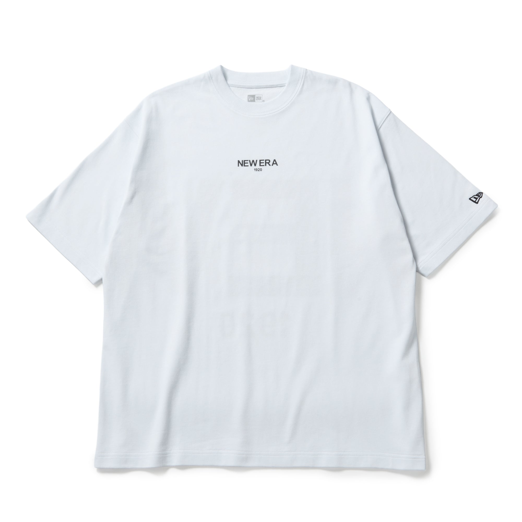 半袖 オーバーサイズド コットン Tシャツ Zoom Up Logo ホワイト