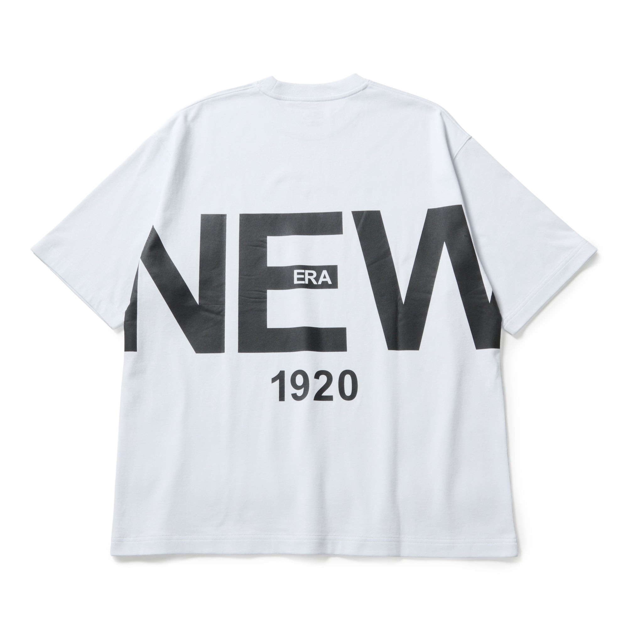 半袖 オーバーサイズド コットン Tシャツ Zoom Up Logo ホワイト