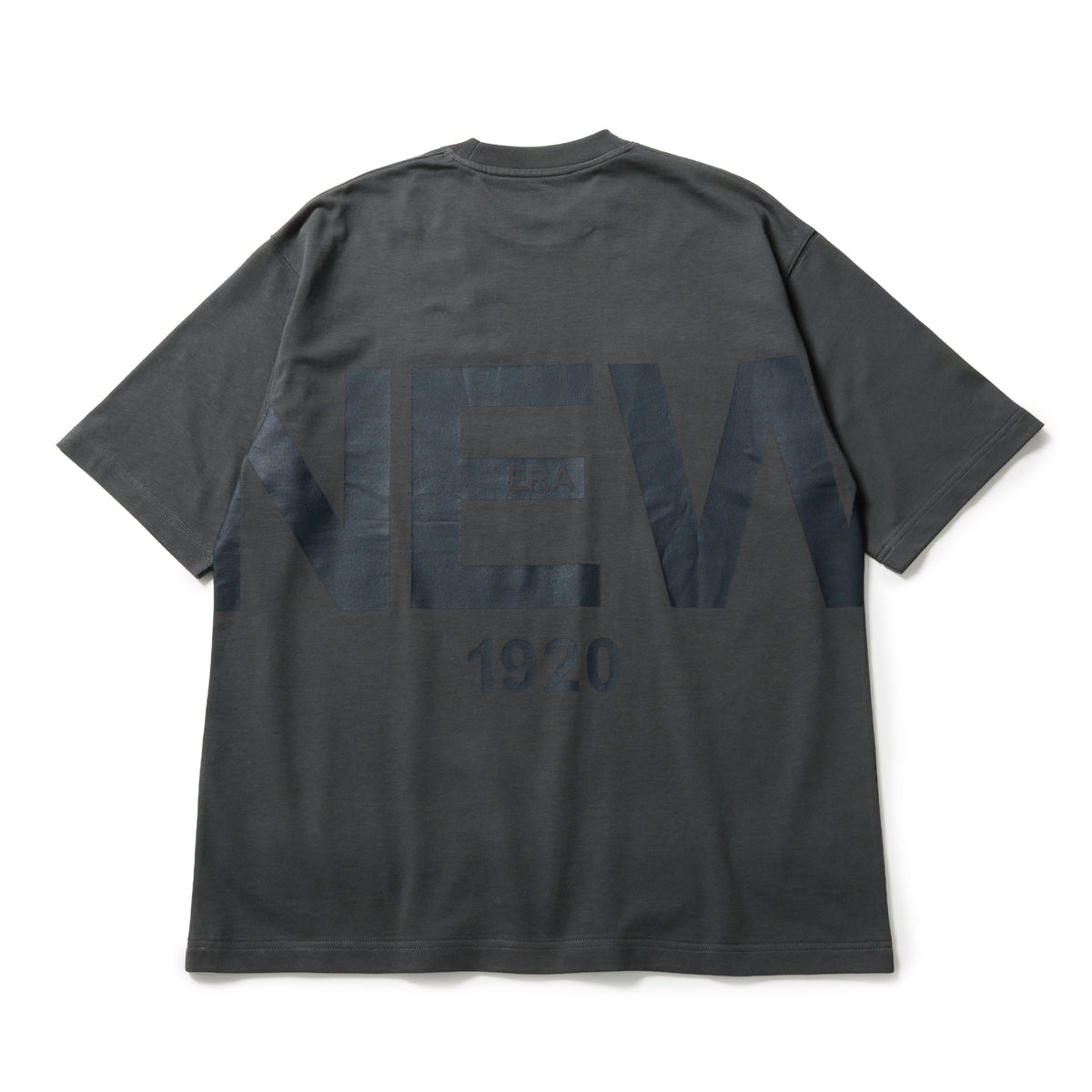 半袖 オーバーサイズド コットン Tシャツ Zoom Up Logo グラファイト 